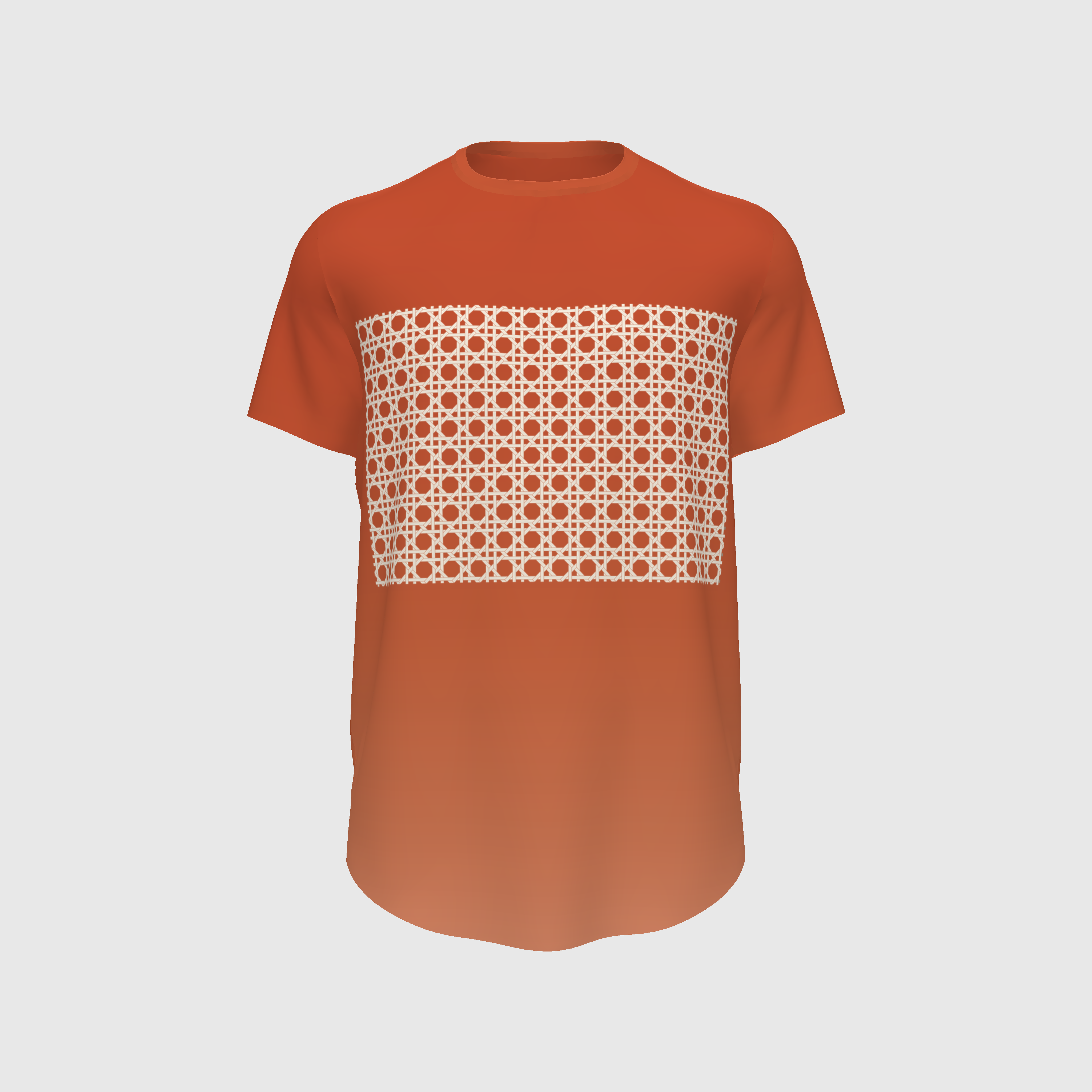 Brick Fitted T-Shirt