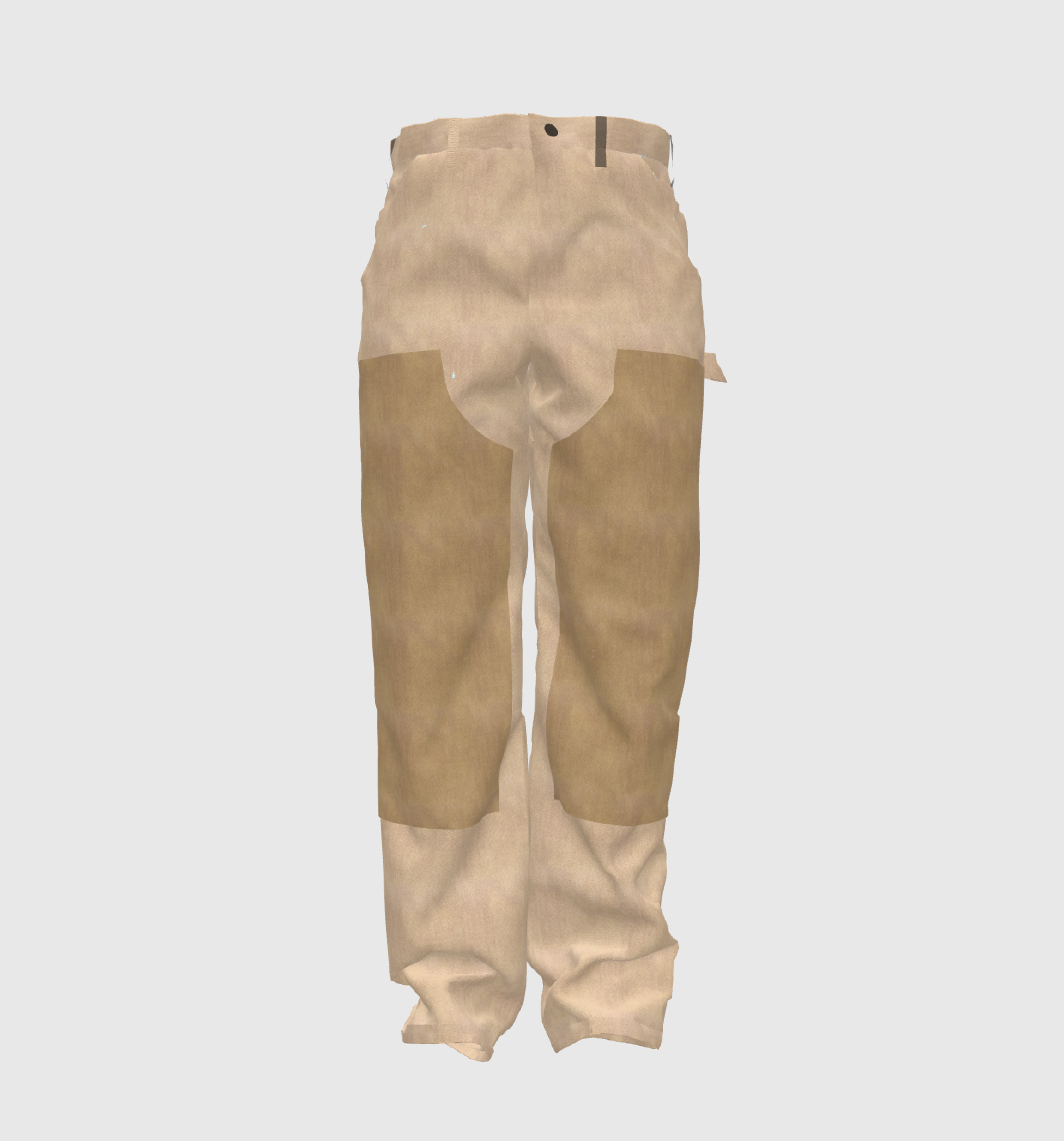 Carpenter Canvas Pants in Khaki