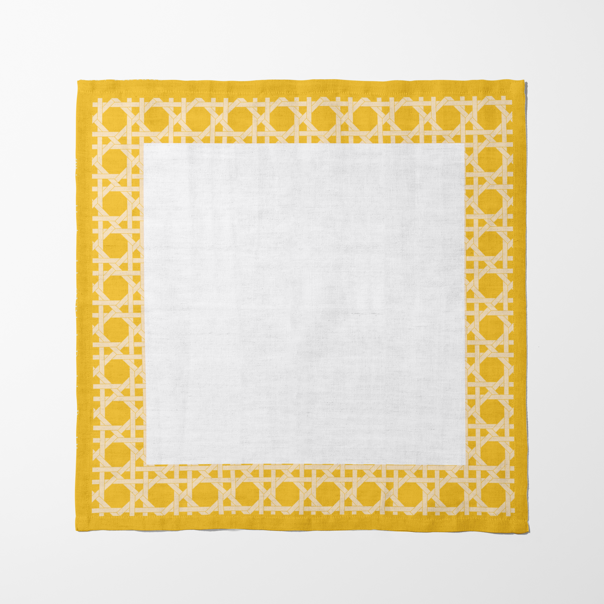 Servillarte Yellow Rattan Napkin