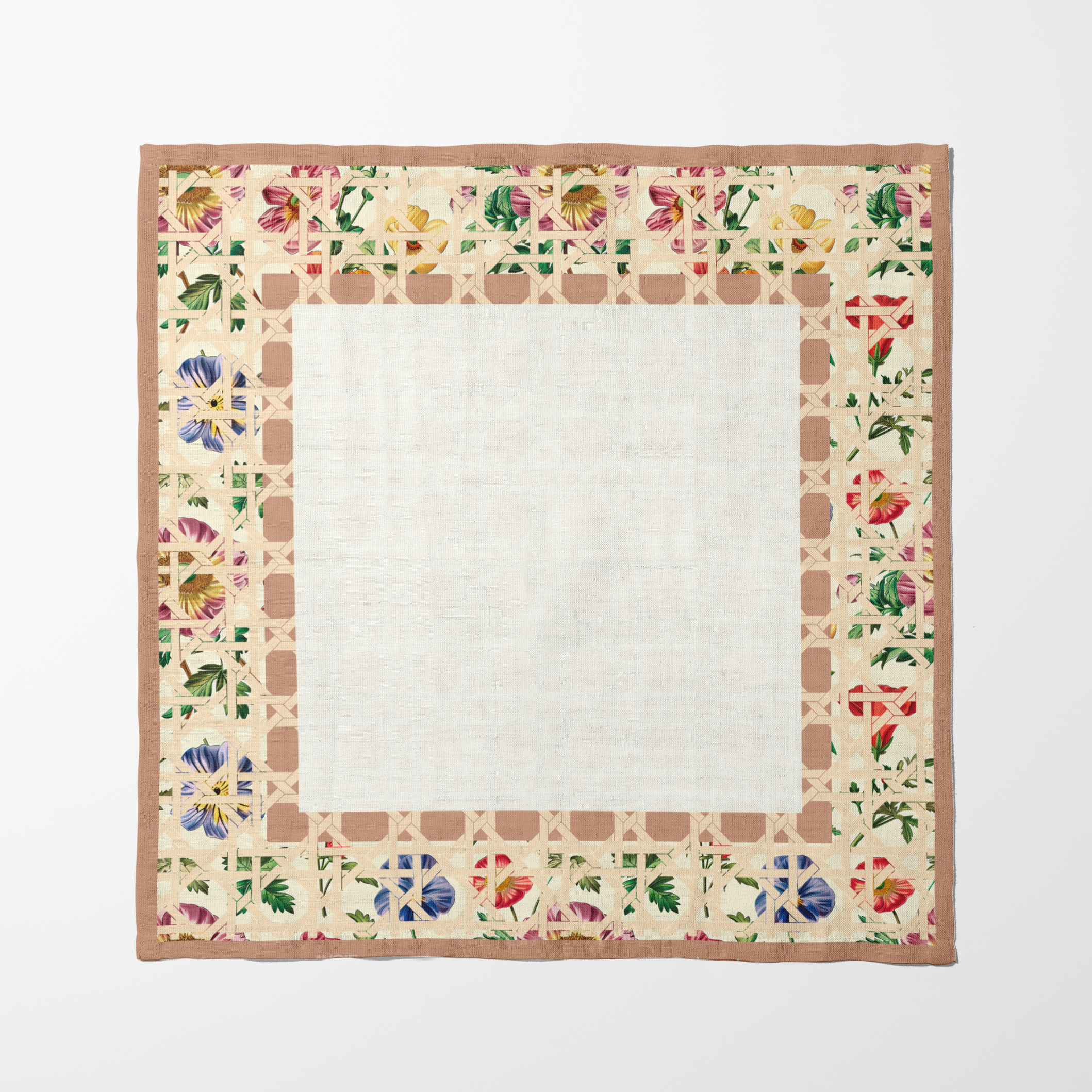 Rattan Vintage Flowers Napkin