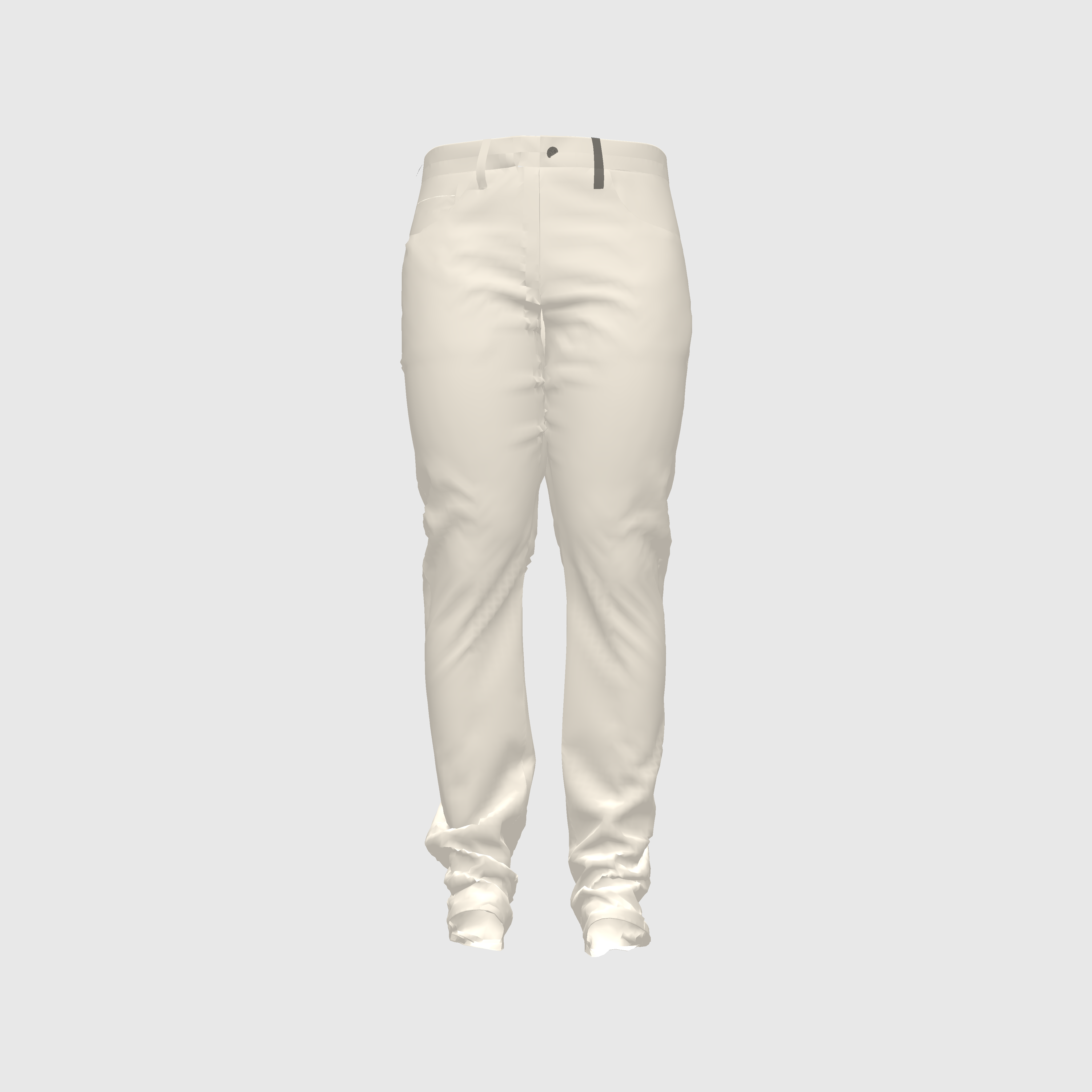 Men's White and Rattan Slim Jeans