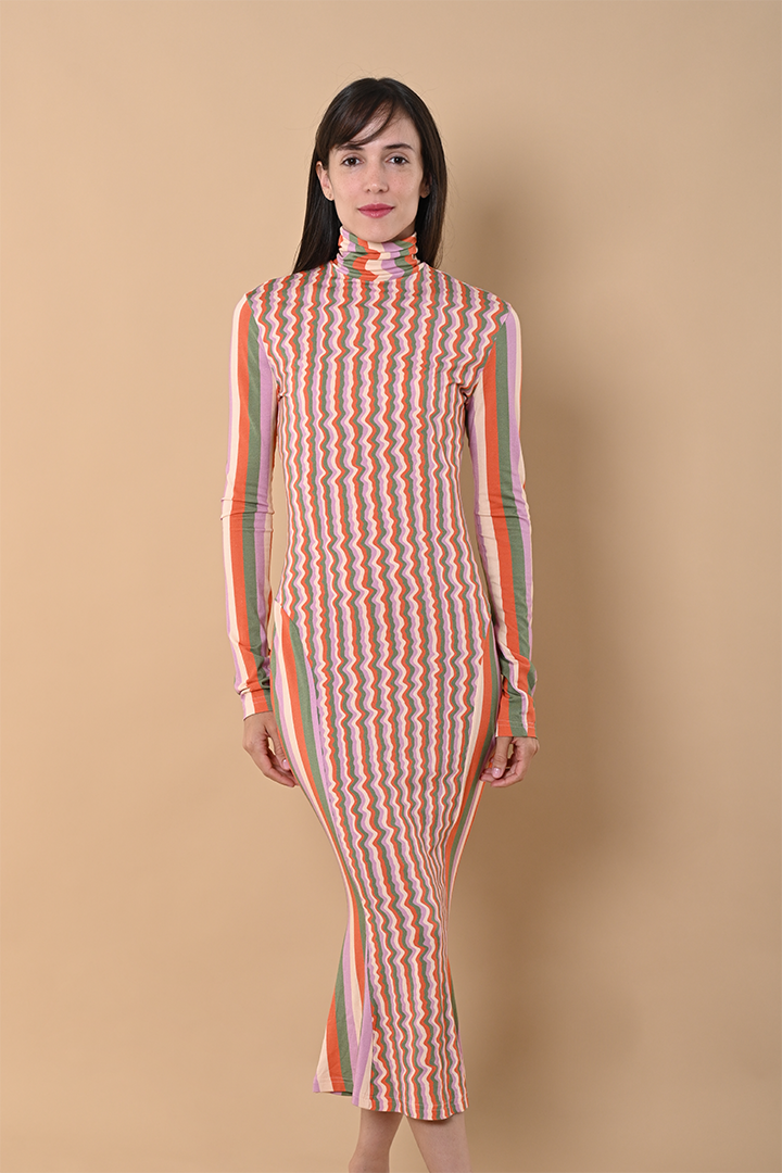 Candy Turtleneck Dress