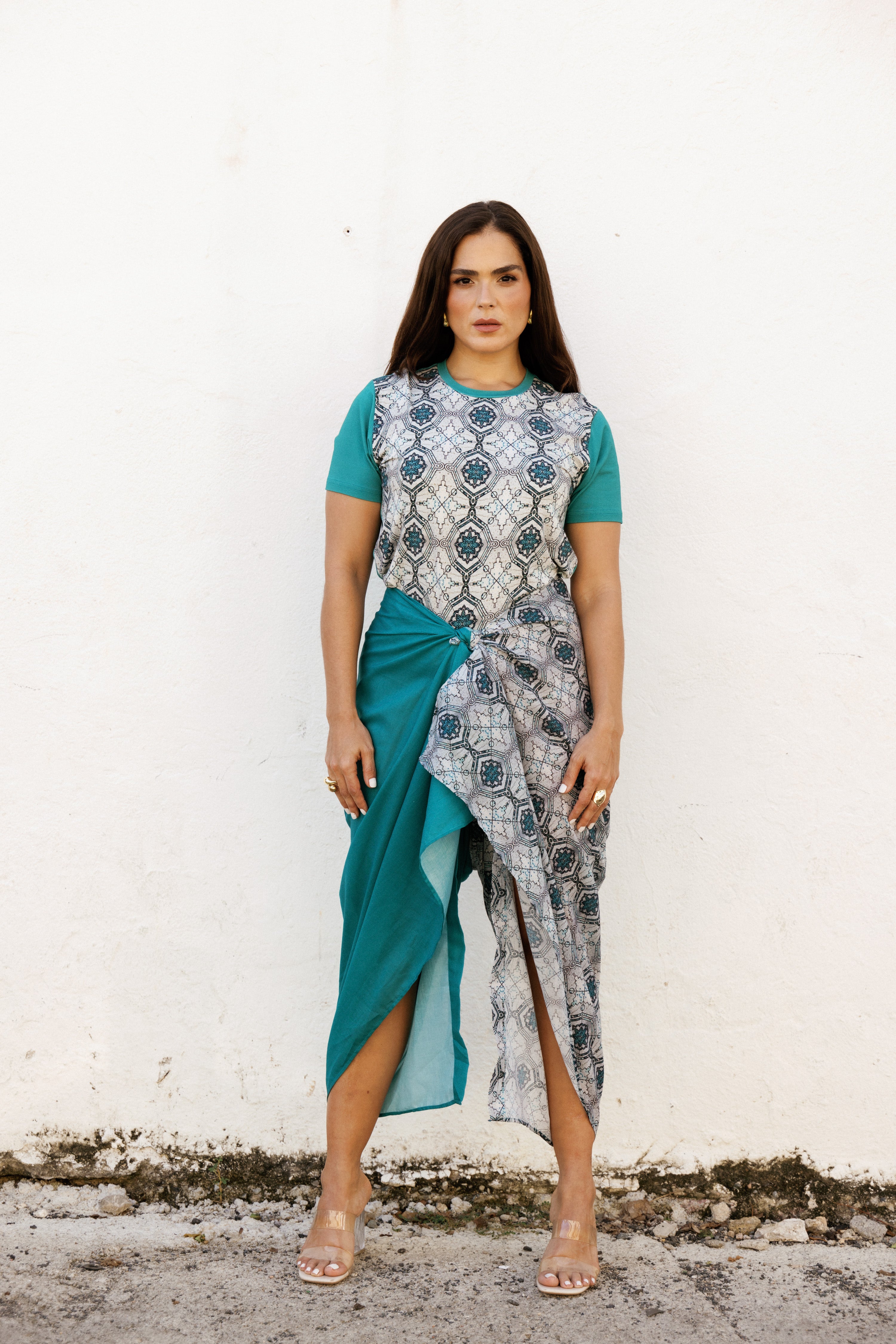 Sarong Maxi Colonial In Meriño Print