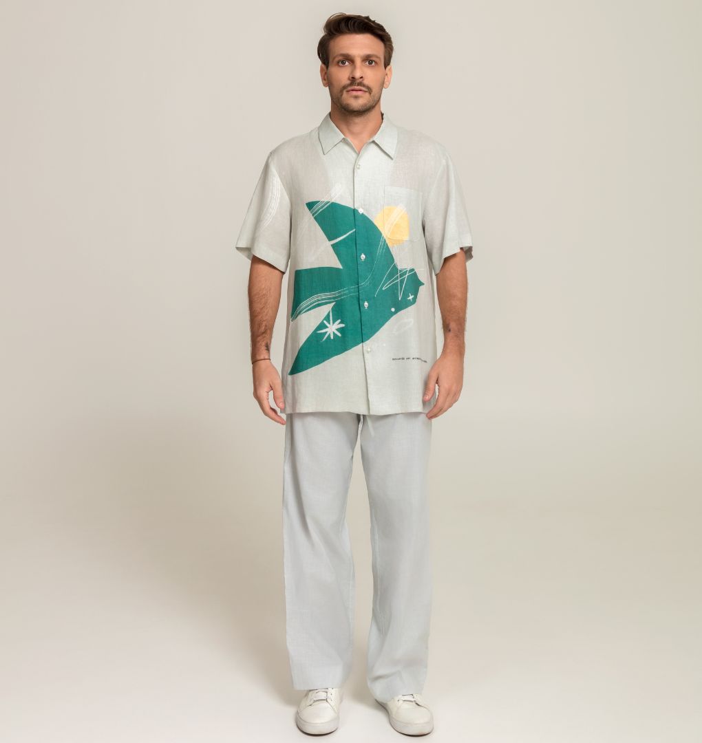 Guayabera Pajarito - Pure Linen