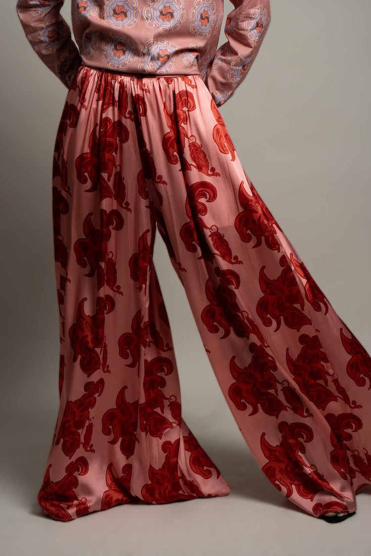 Nouveau Boldness Palazzo Pants