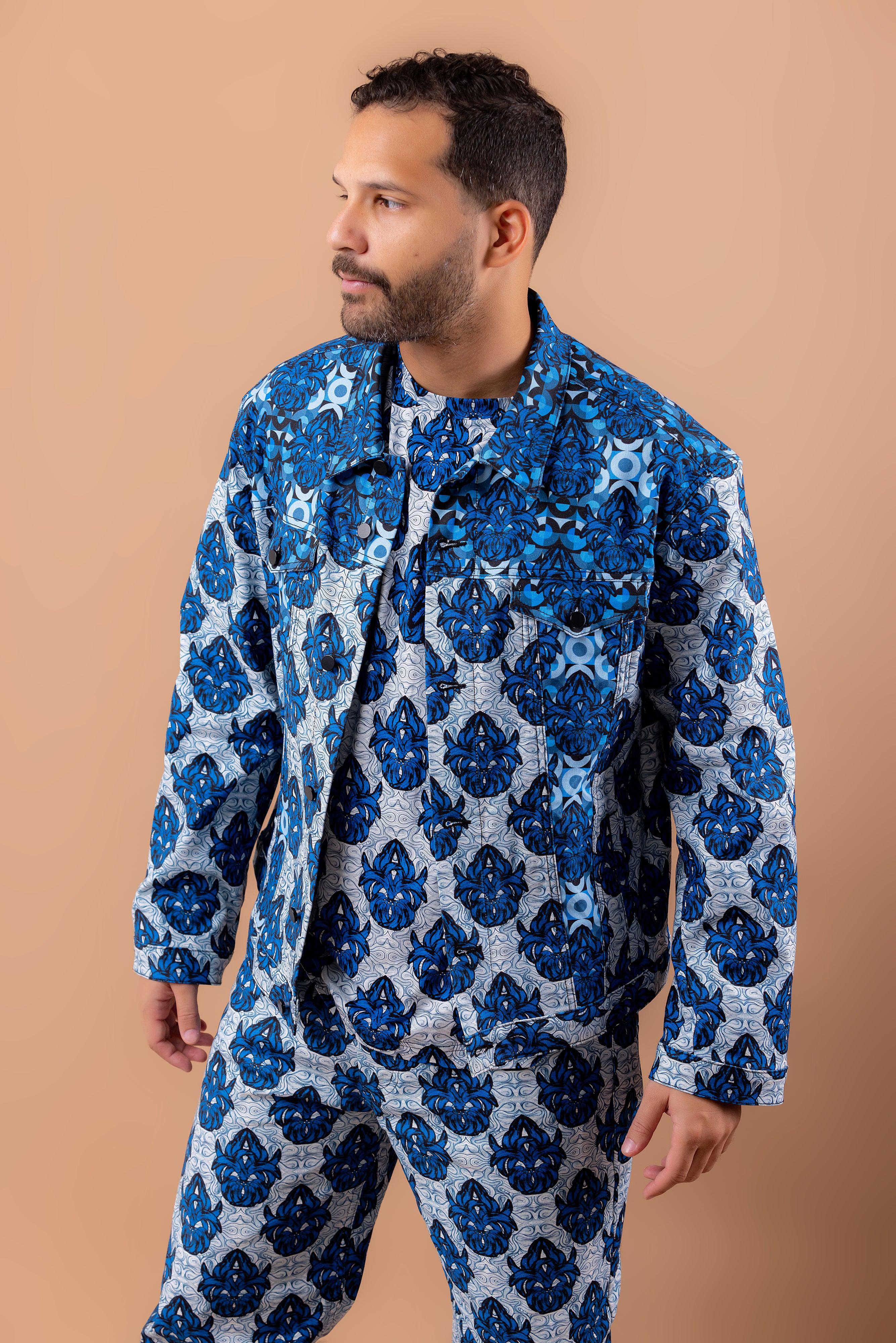 Men’s Jacket D79 Blue Plantain