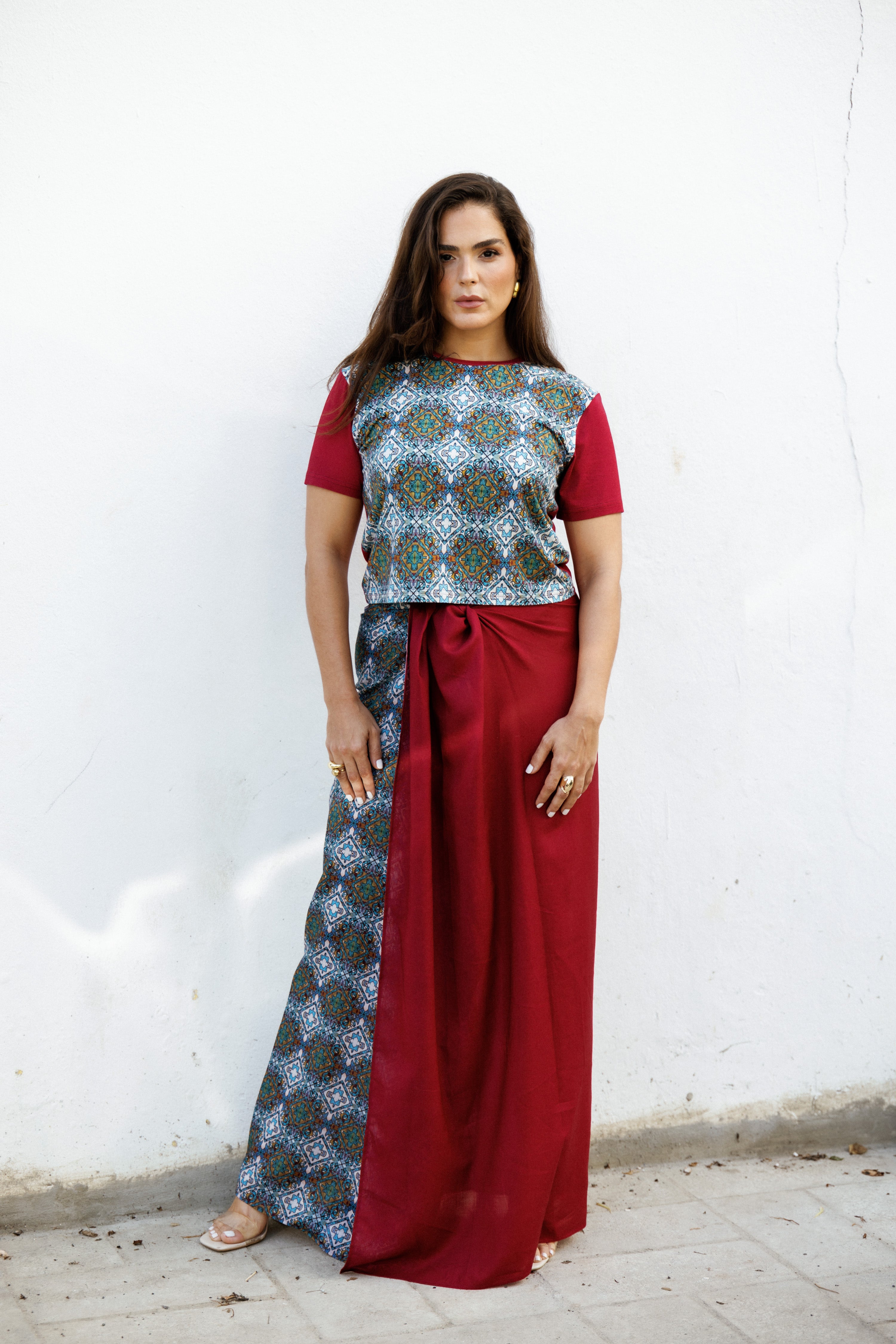 Sarong Maxi Colonial In El Conde Print