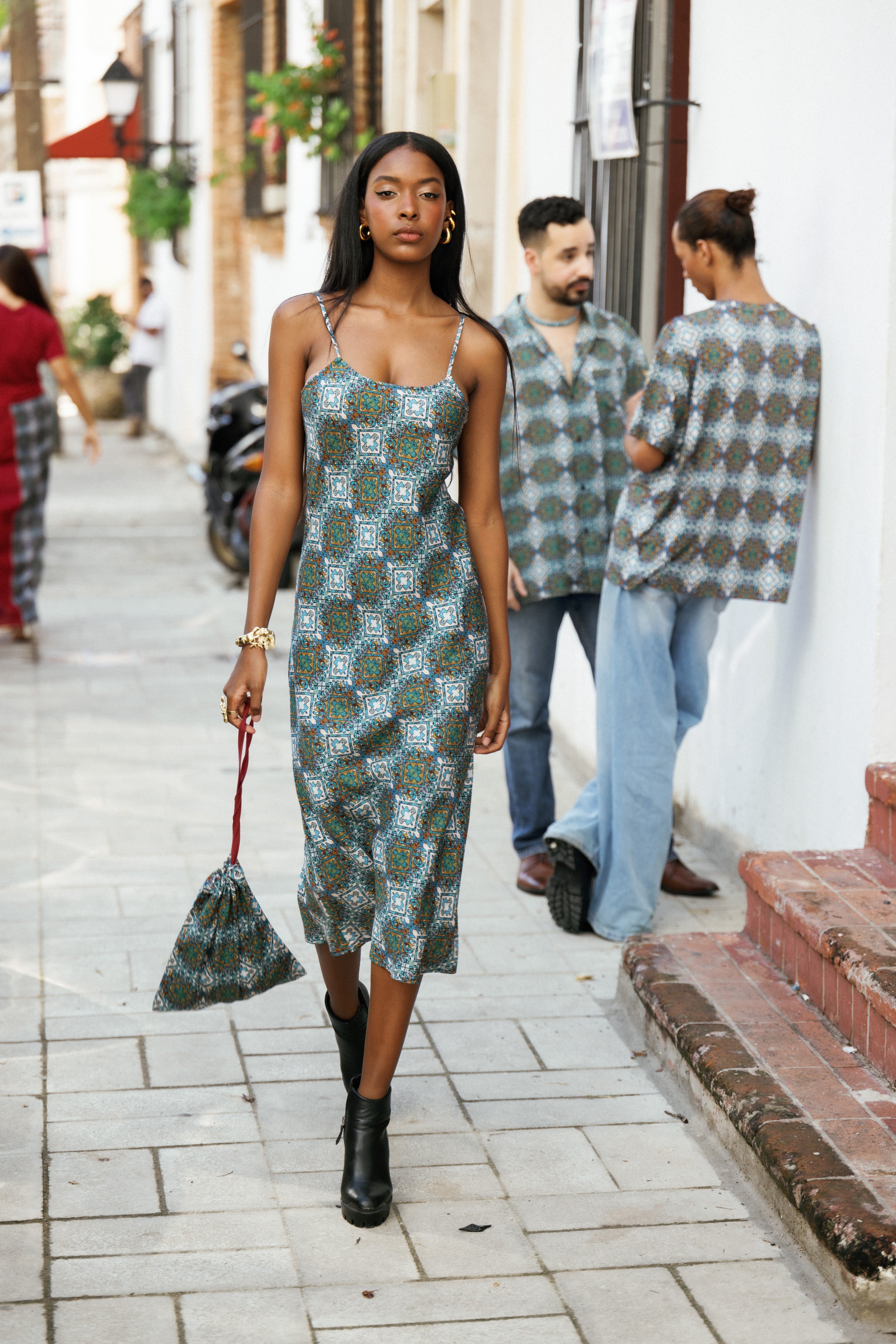 Slip Dress Colonial In El Conde Print