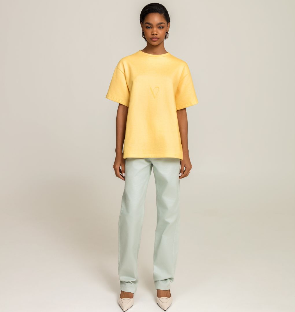 "The Wintry T-shirt" in Buttermilk