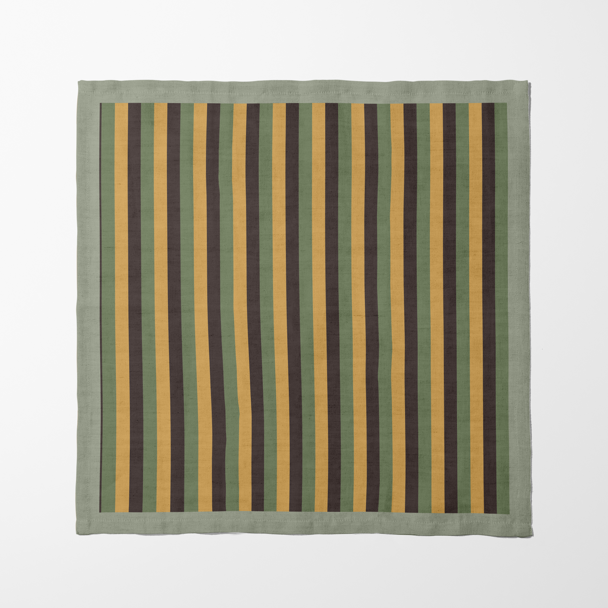 Tropical Stripes Napkin in Green