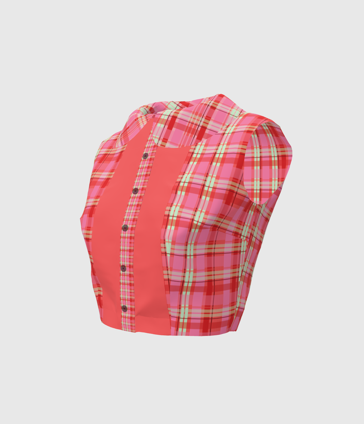 Cherry Soda Baby Collar Top