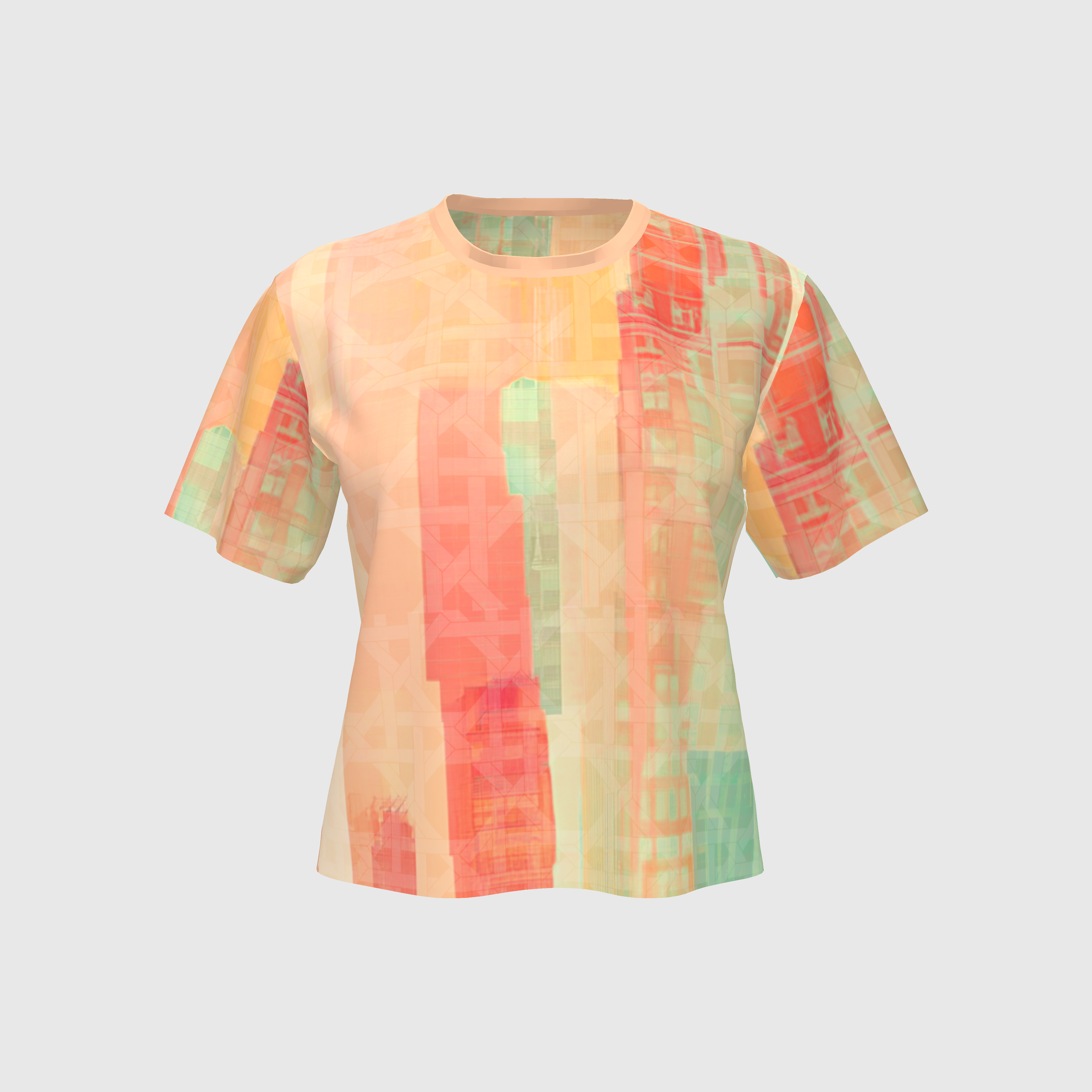 Rattan Pastel City Boxy T-shirt