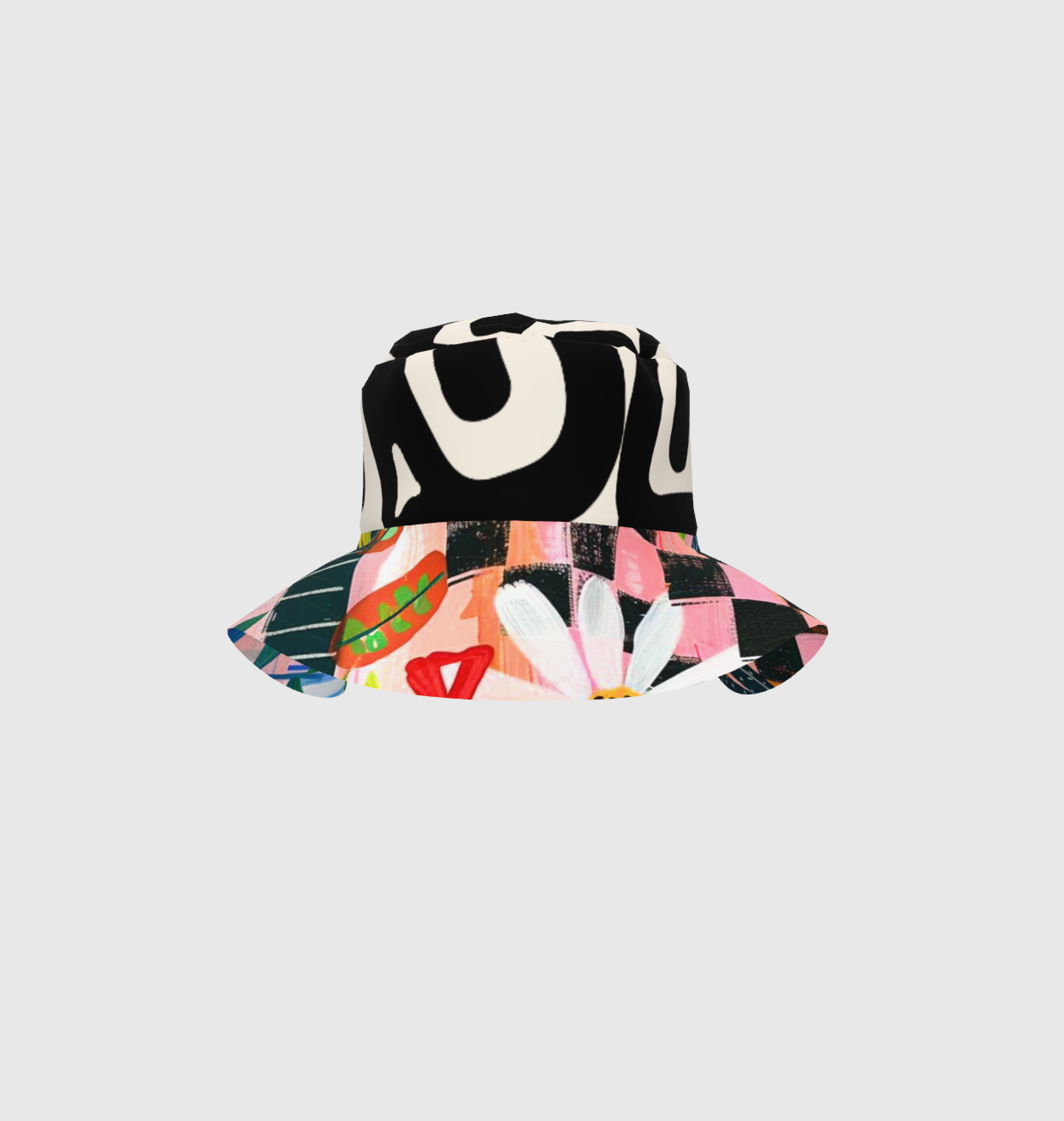 Unisex Canvas Floral Bucket Hat