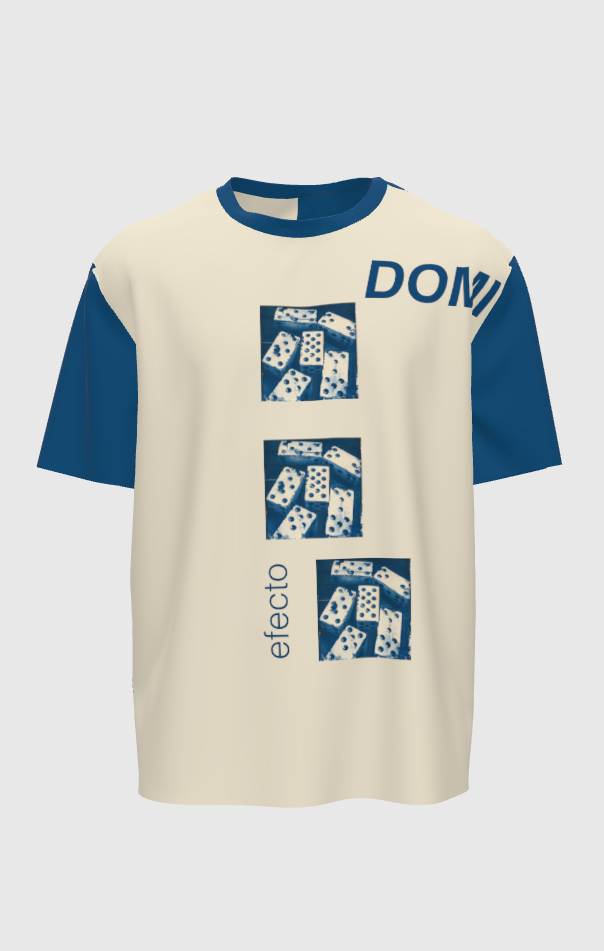 efecto DOMIno blue t-shirt