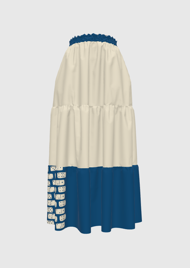 efecto DOMIno prairie skirt