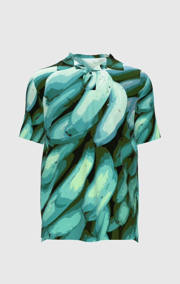 Graphic Turquoise Platano Polo