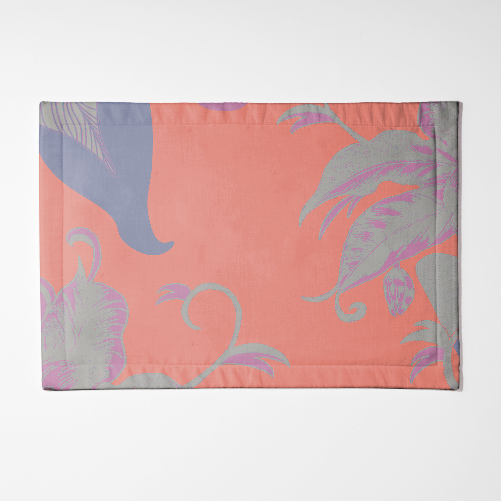 Tropical Paissage Placemat in Bright Pink