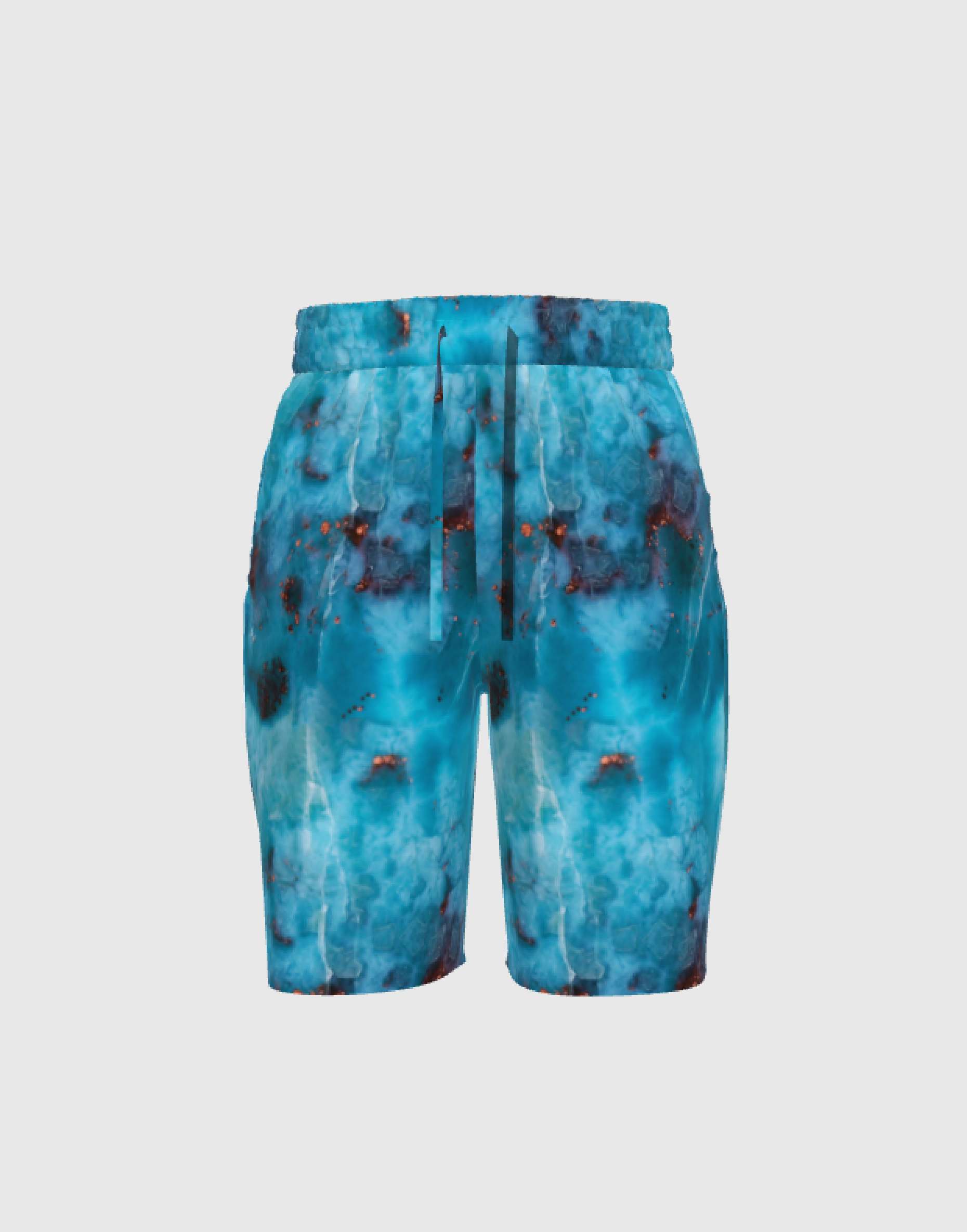 Blue Red Larimar Shorts