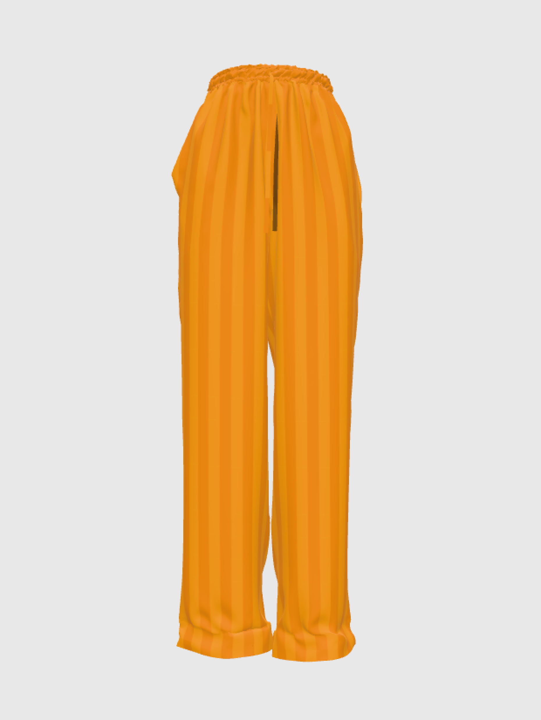 Mangos Altos Stripe Pants Yellow