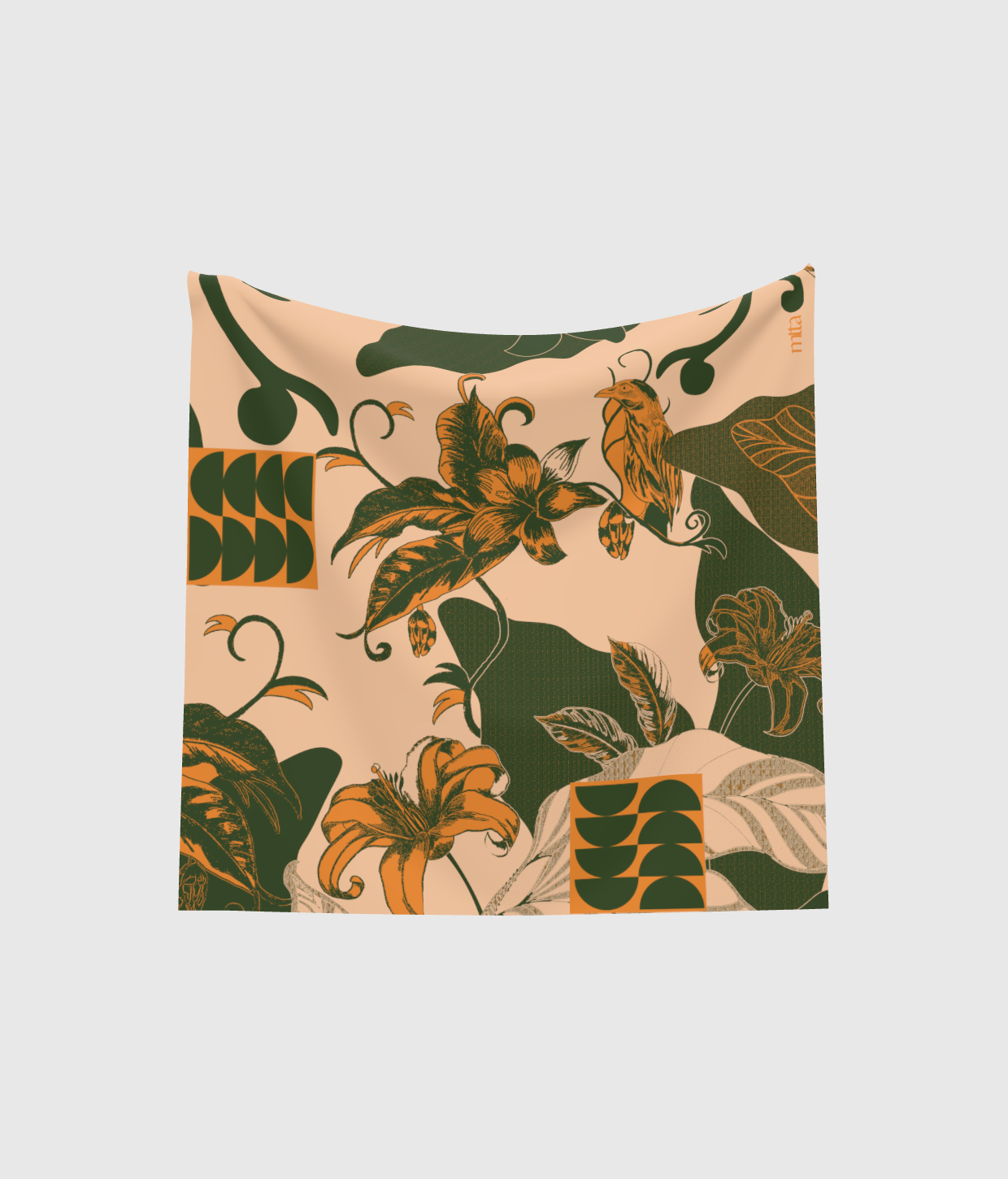 Tropical Paissage Scarf