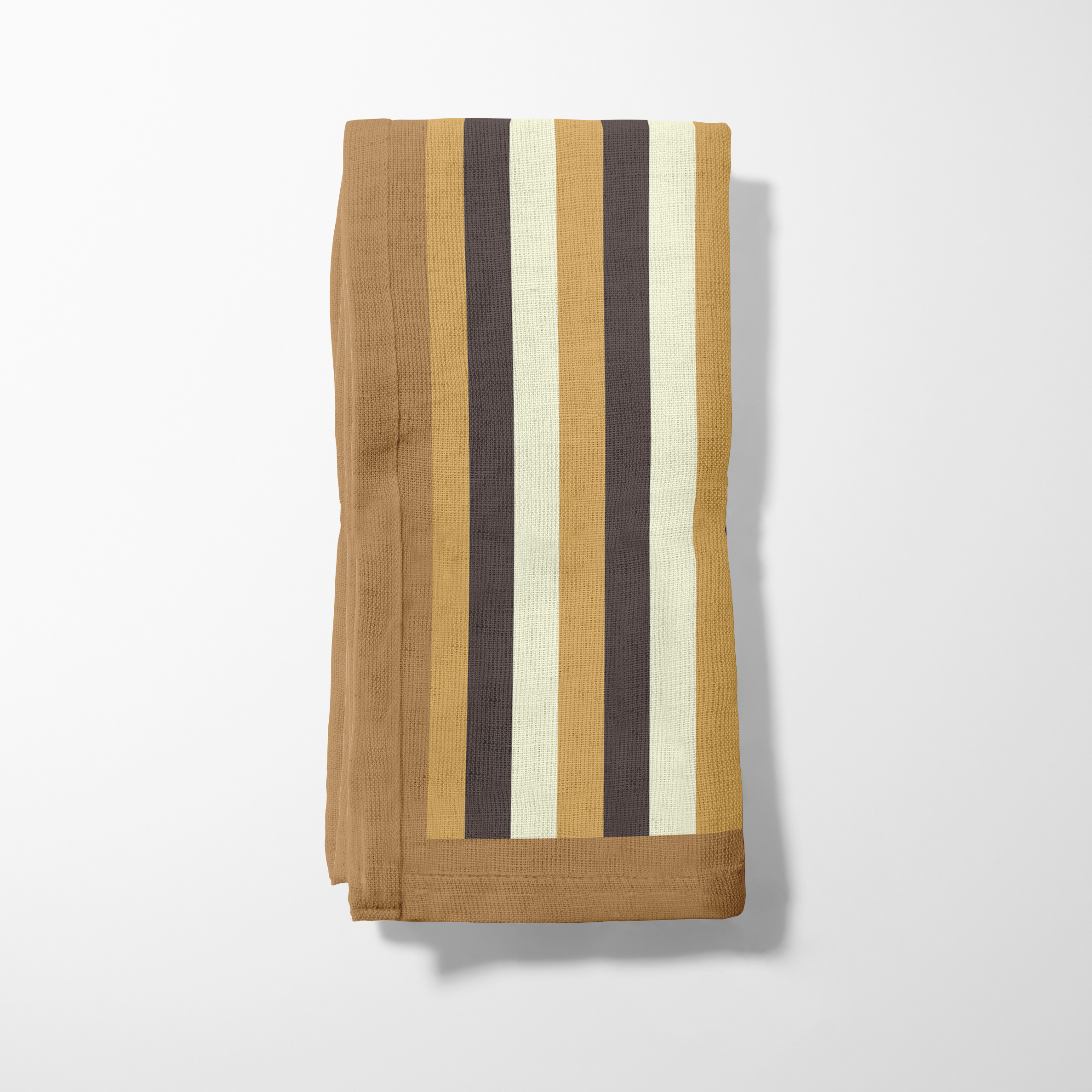 Tropical Stripes Napkin in Yellow