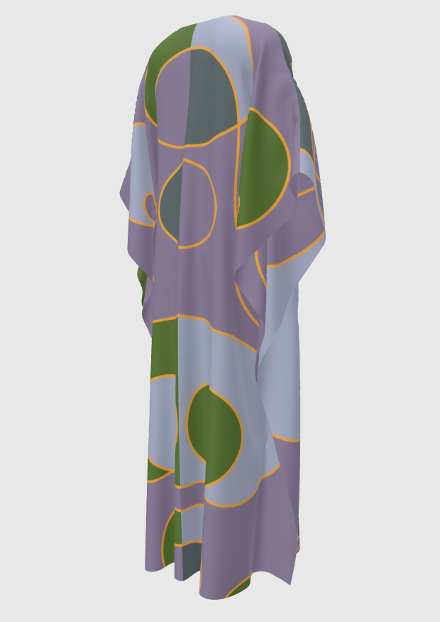 Doodle Grape Caftan