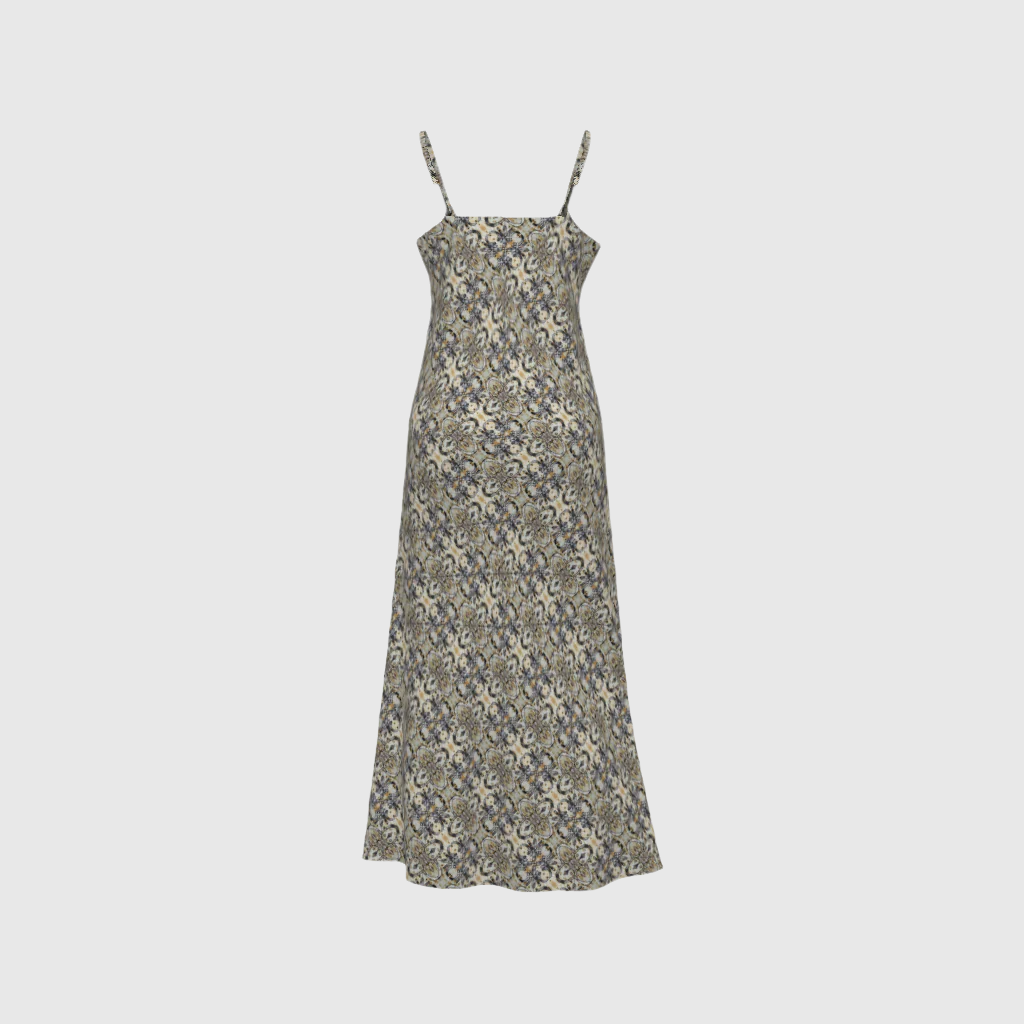 Slip Dress Colonial In Las Damas Print