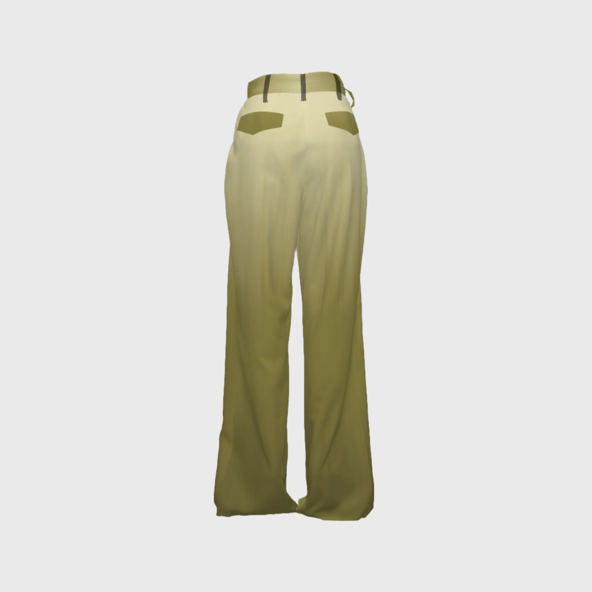 Long Verdemente Pleated Pant