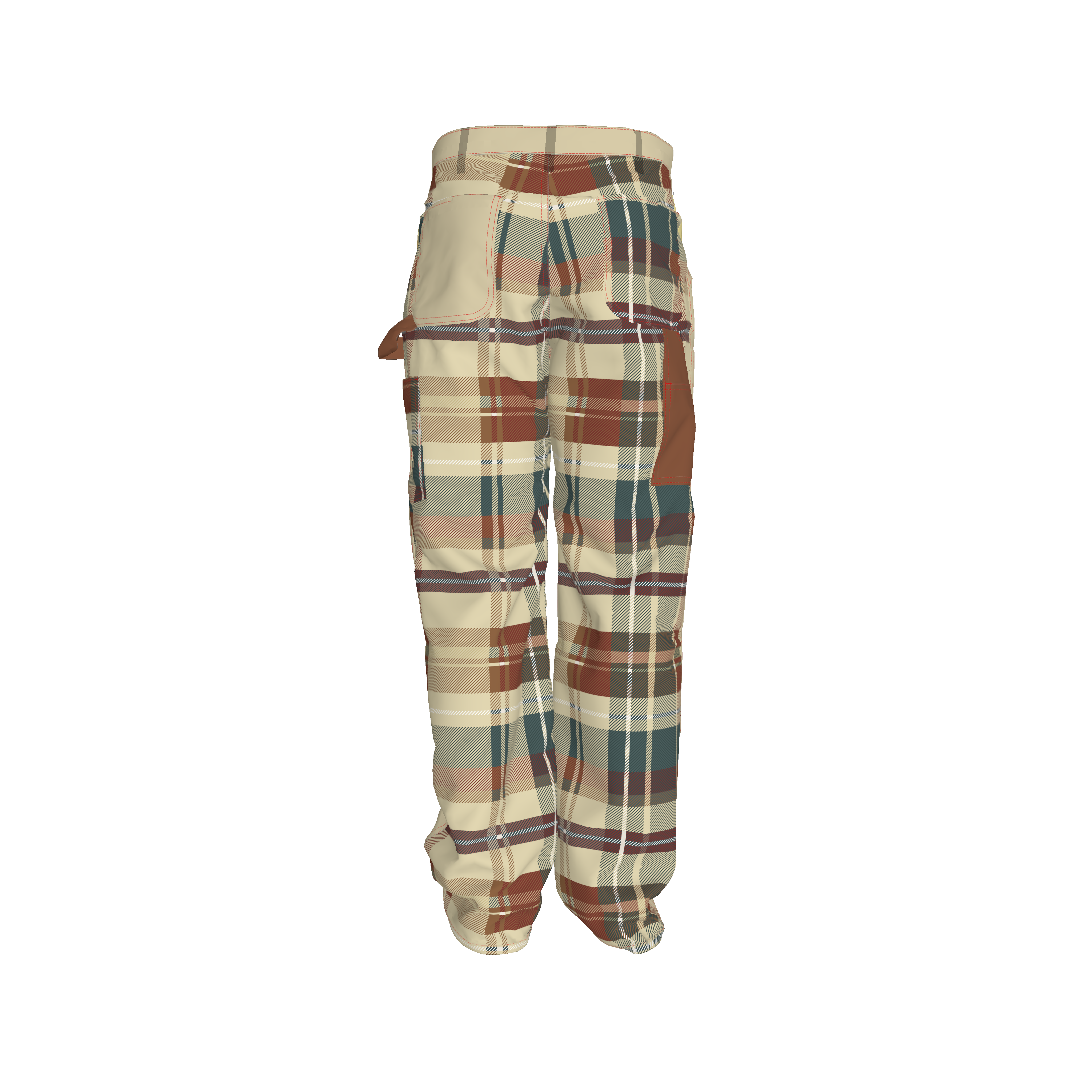 Jibaro Urbano Men's Carpenter Pant - Jibaro Urbano Flannel Pant in Organic Cotton Canvas Mid-Weight
