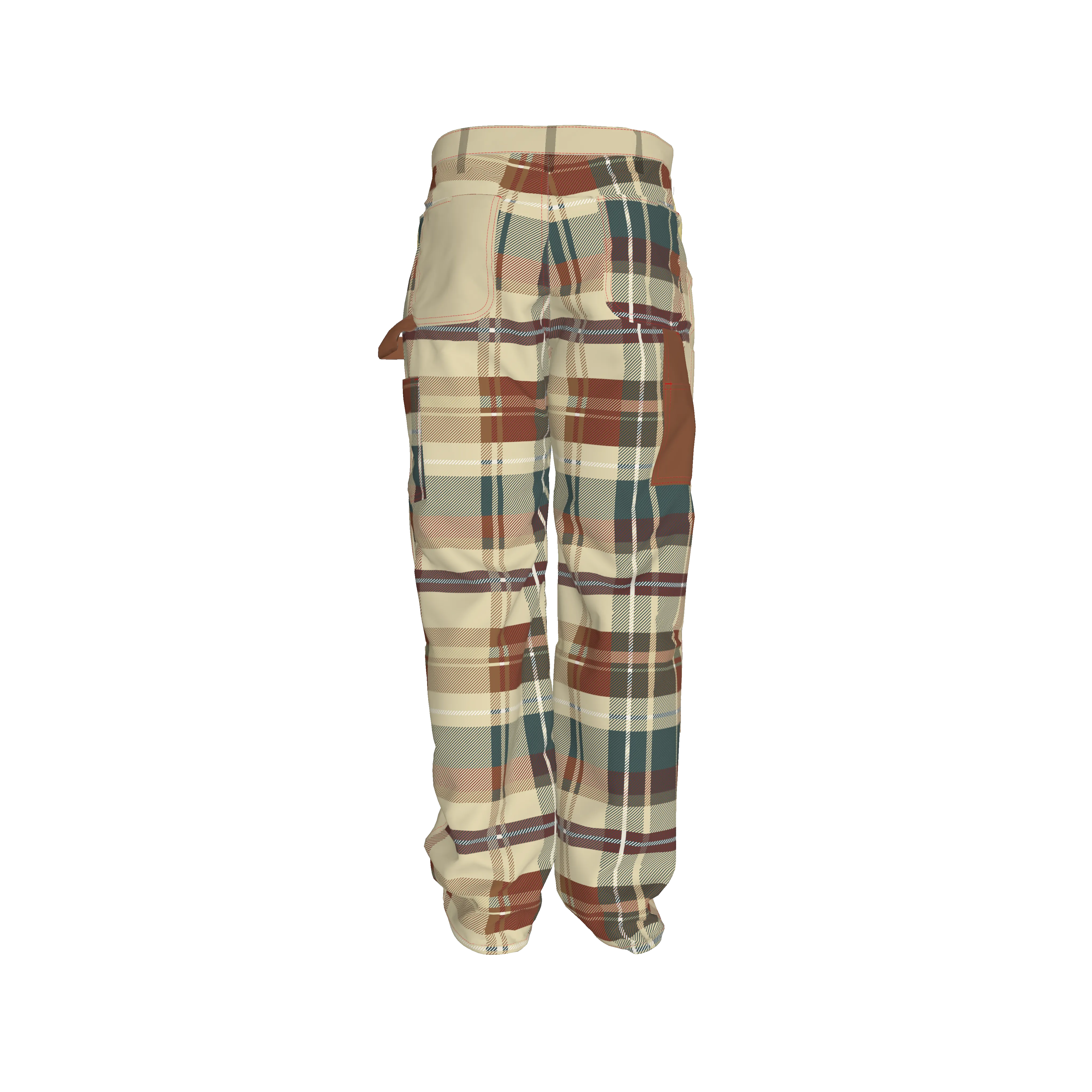 Jibaro Urbano Men's Carpenter Pant - Jibaro Urbano Flannel Pant in Organic Cotton Canvas Mid-Weight