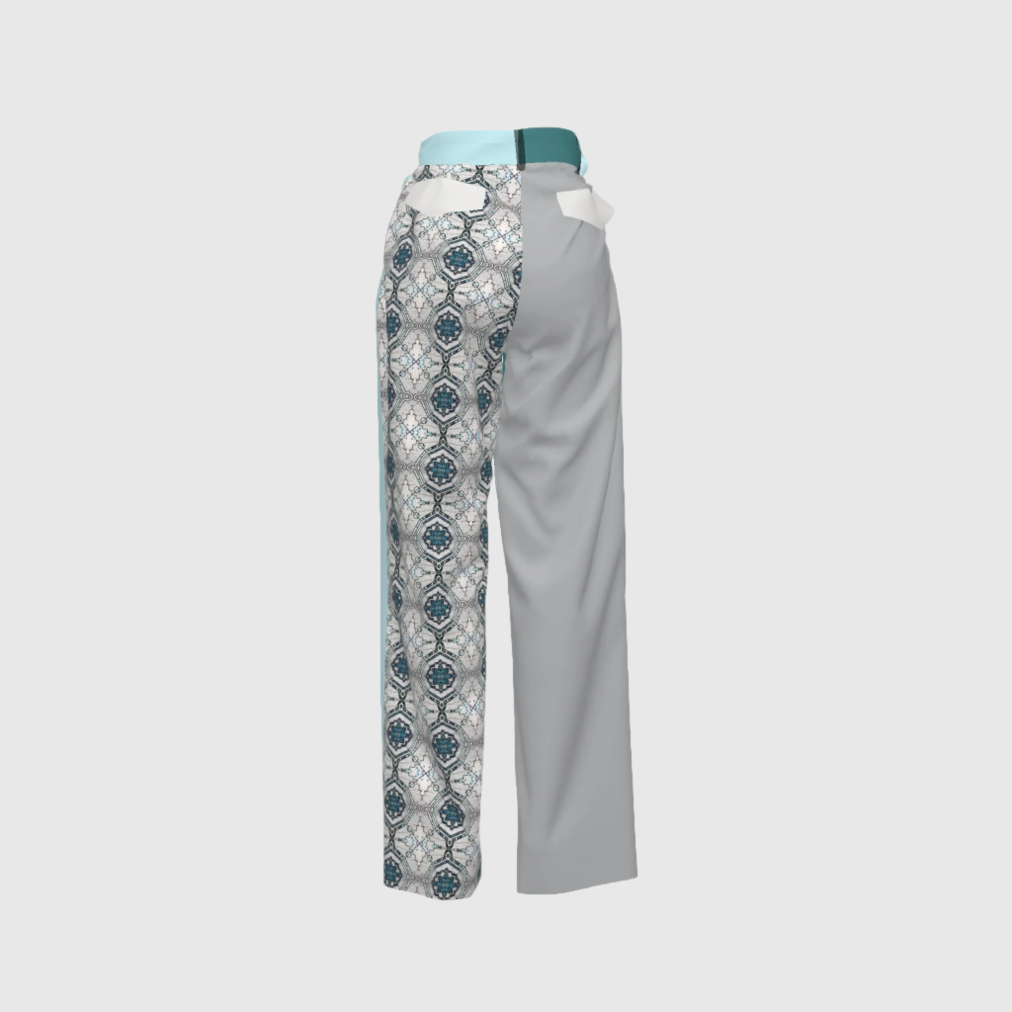 Straight Pants Colonial In Meriño Print