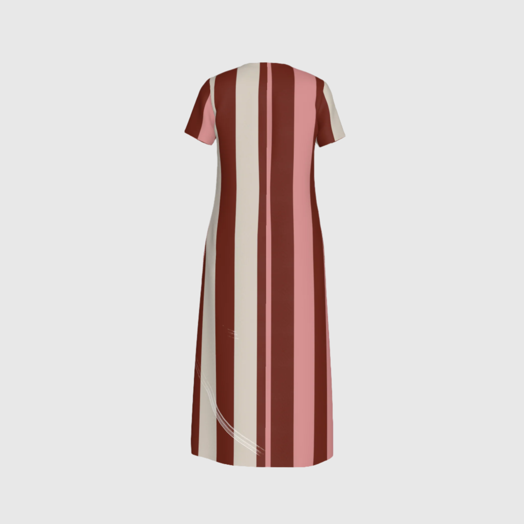 Funky Stripes A Line Dress