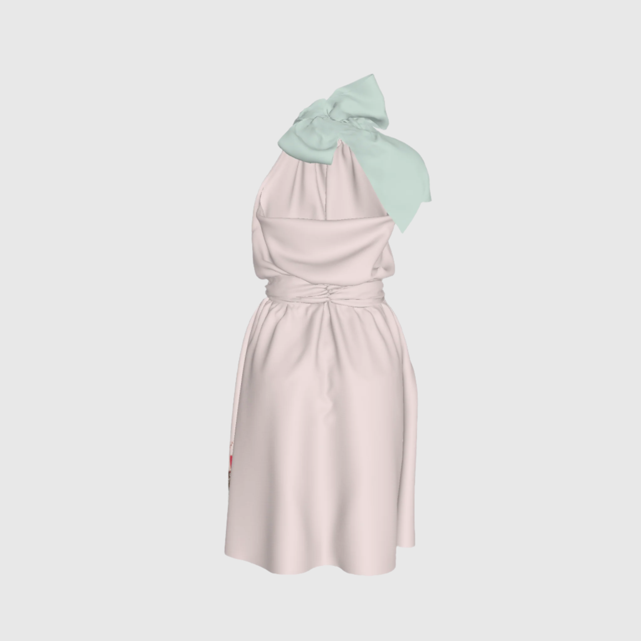 Menta Guardia Halter Dress