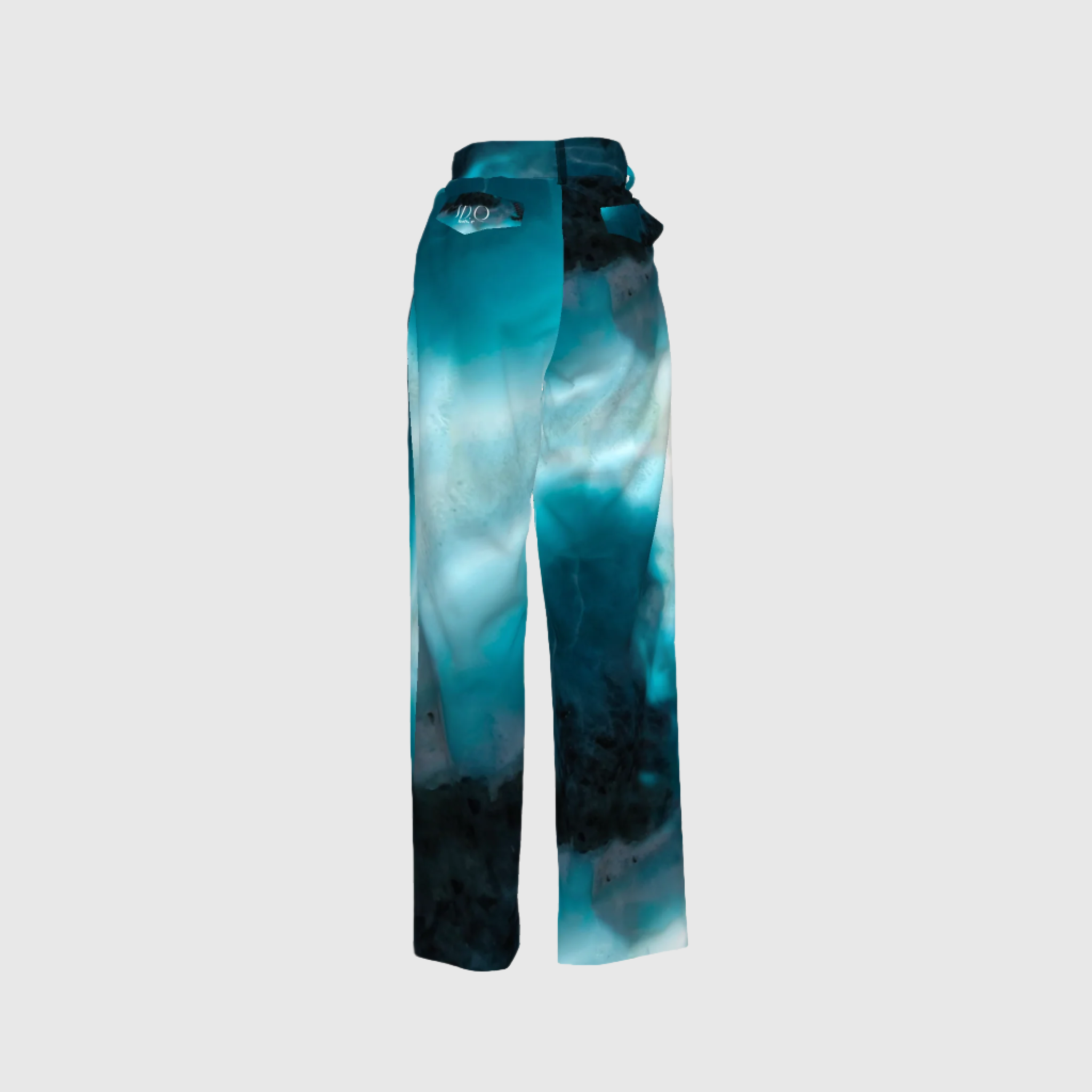 Dark Larimar Pleated Pant