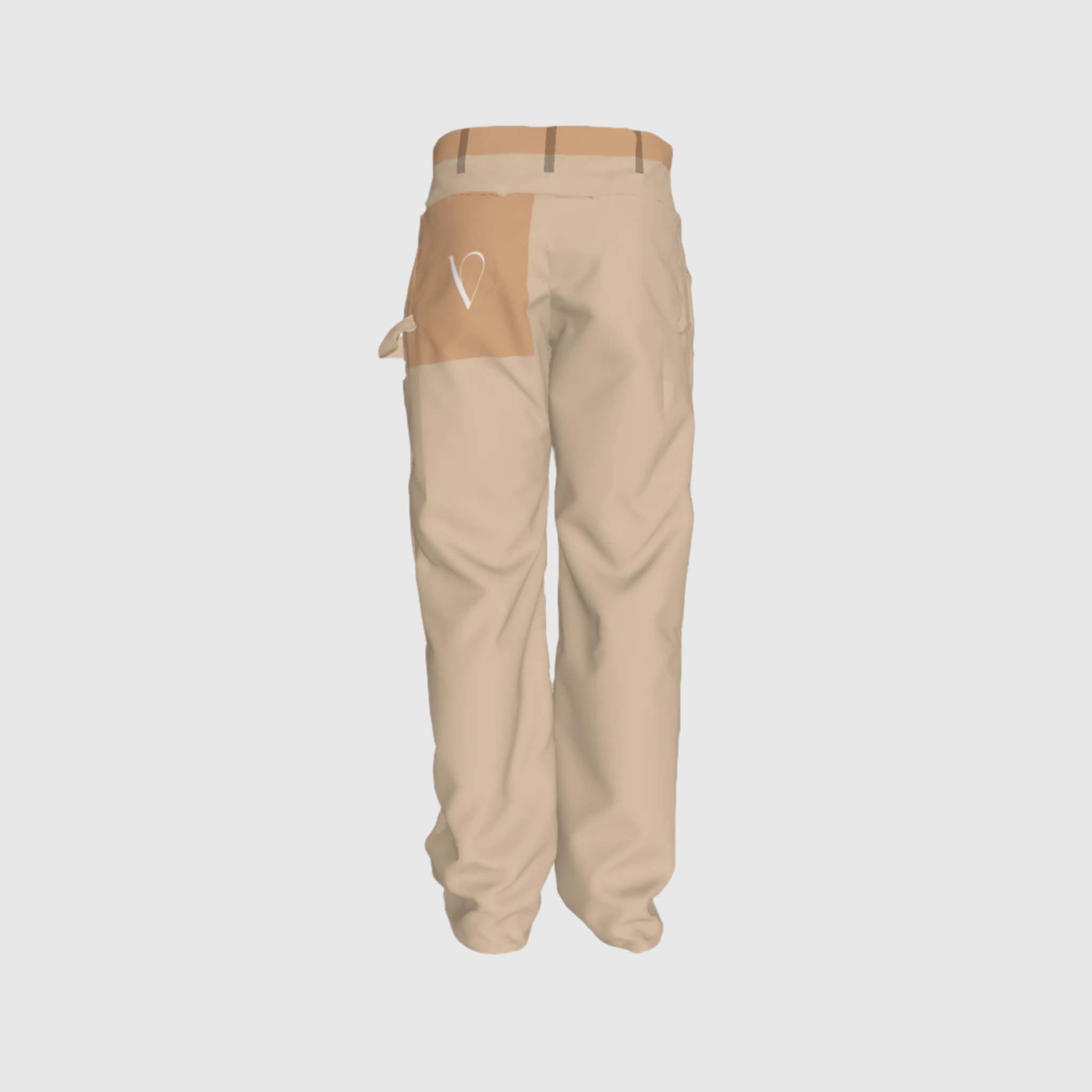 Mocha Big Pocket Boxy Trousers