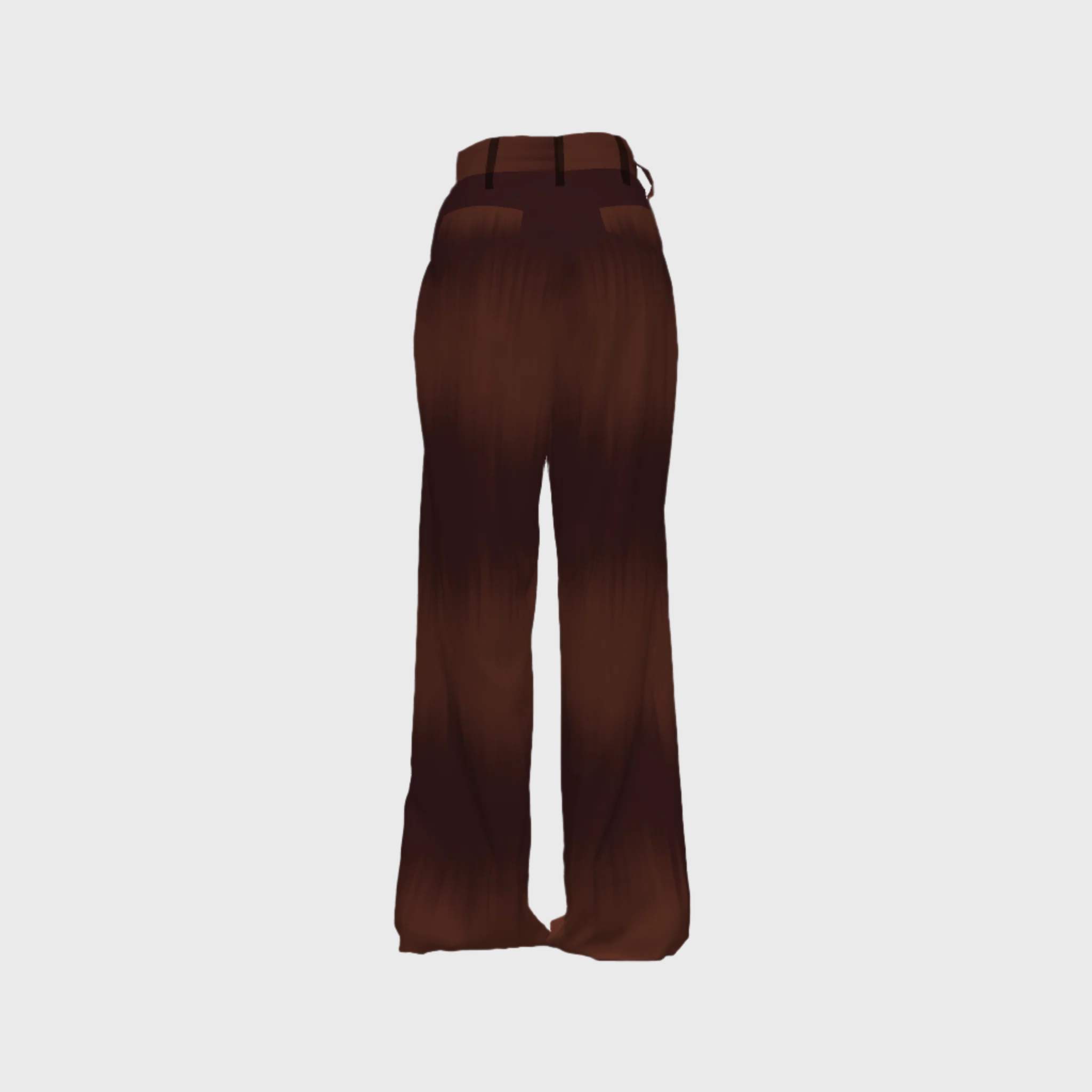 Long Tierracota Pleated Pant