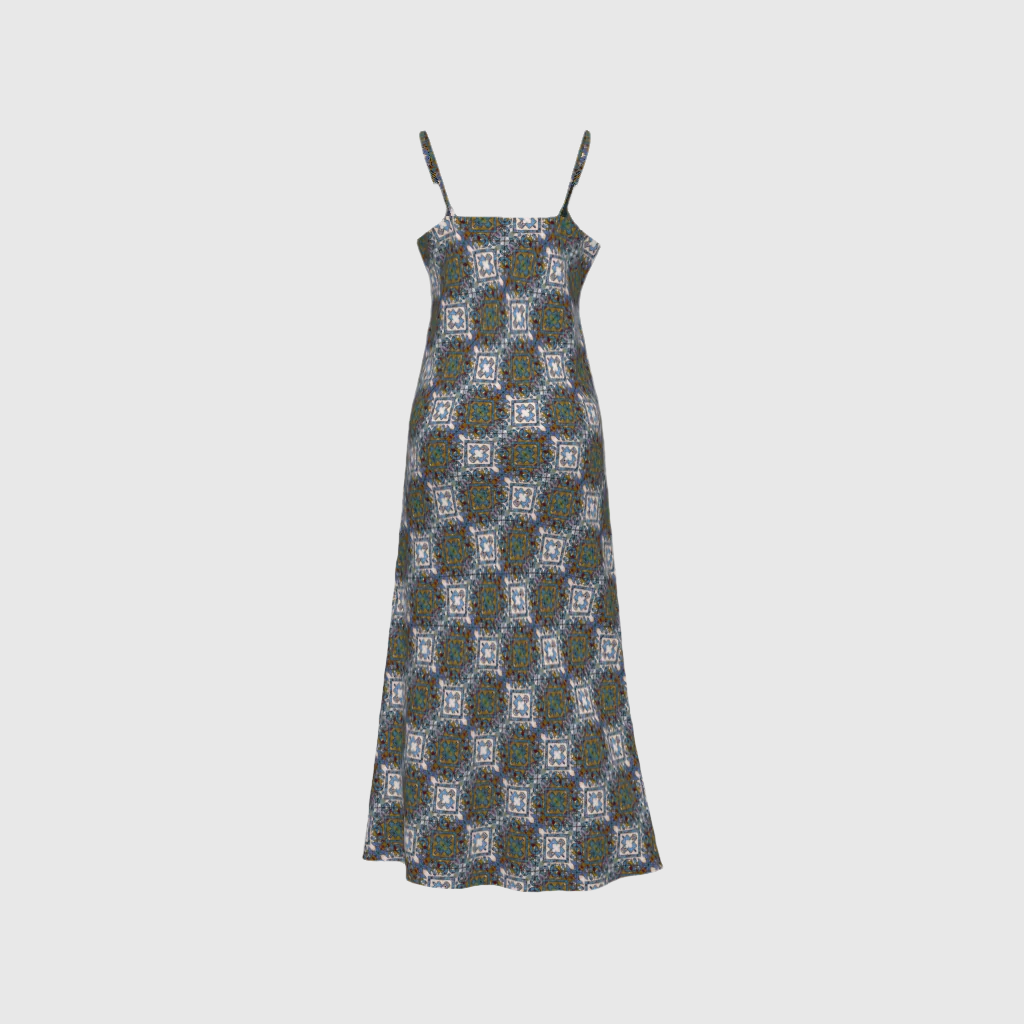 Slip Dress Colonial In El Conde Print