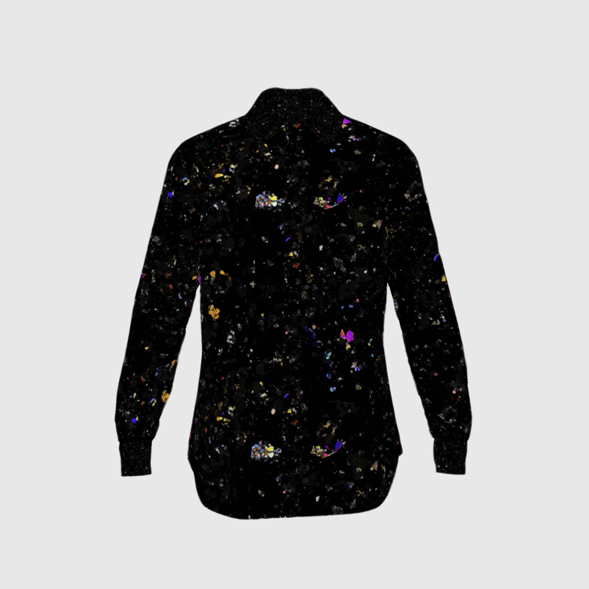 Long Sleeve Cosmic Glitter Shirt