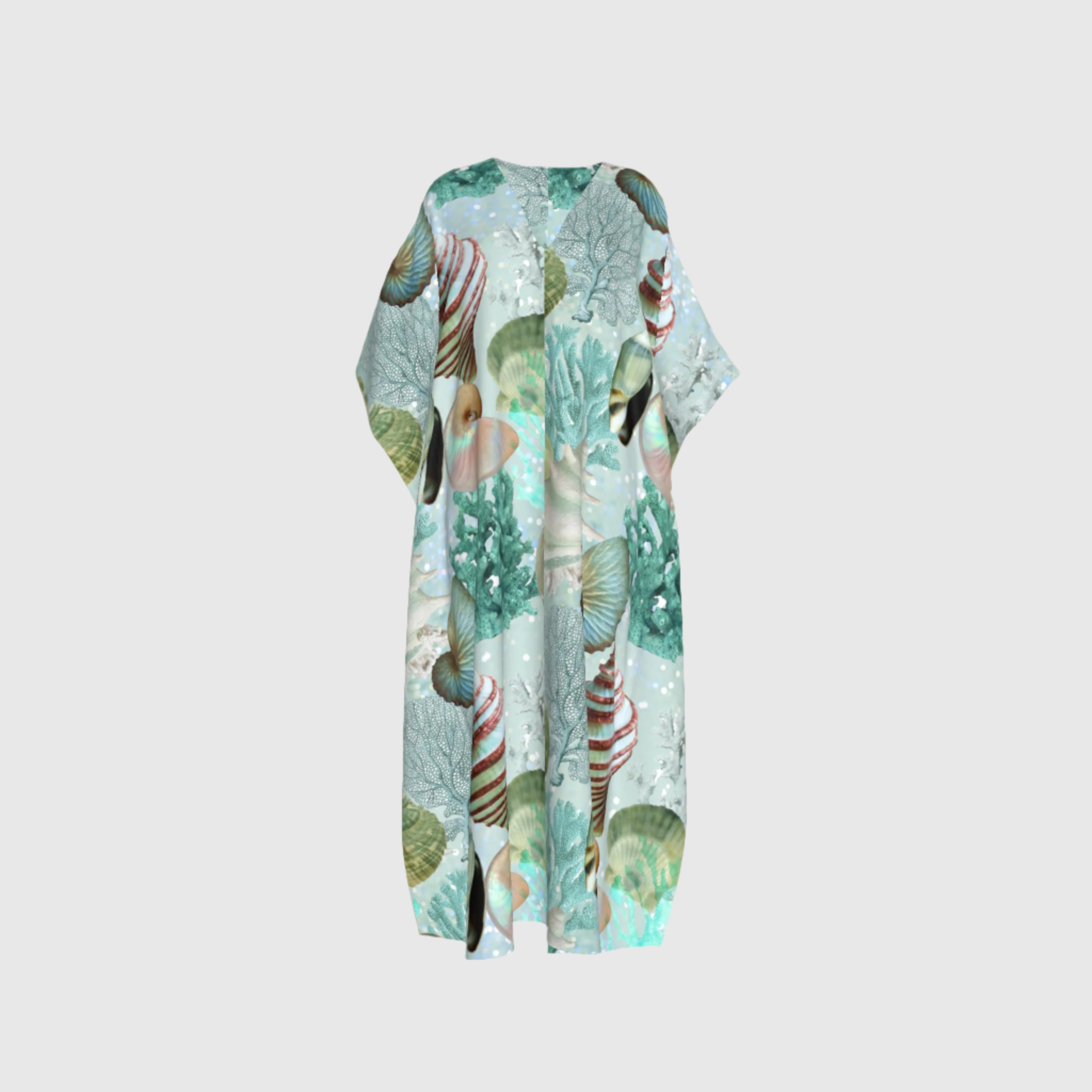 Aqua Corals Caftan