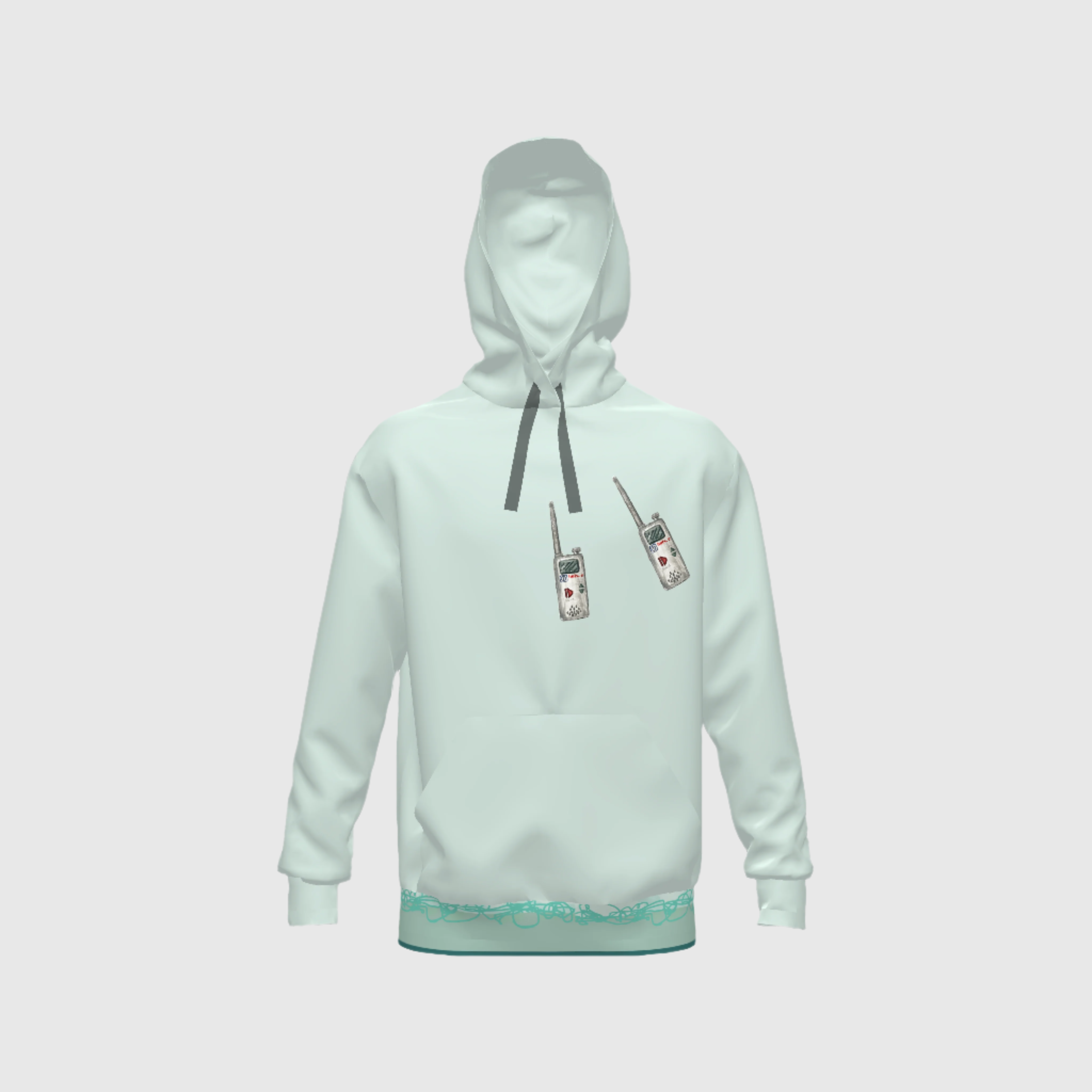 Aqua Walkie Hoodie