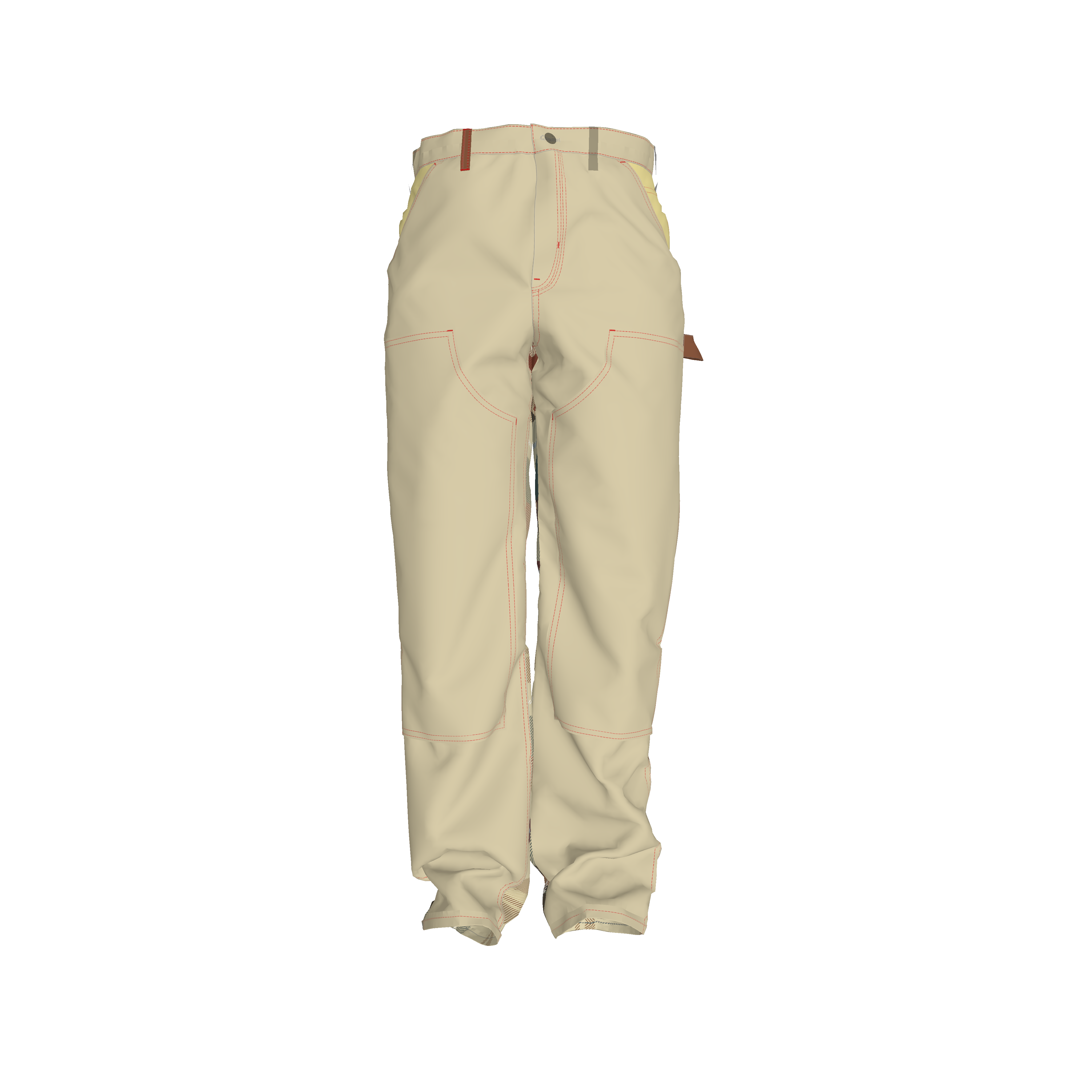 Jibaro Urbano Men's Carpenter Pant - Jibaro Urbano Flannel Pant in Organic Cotton Canvas Mid-Weight