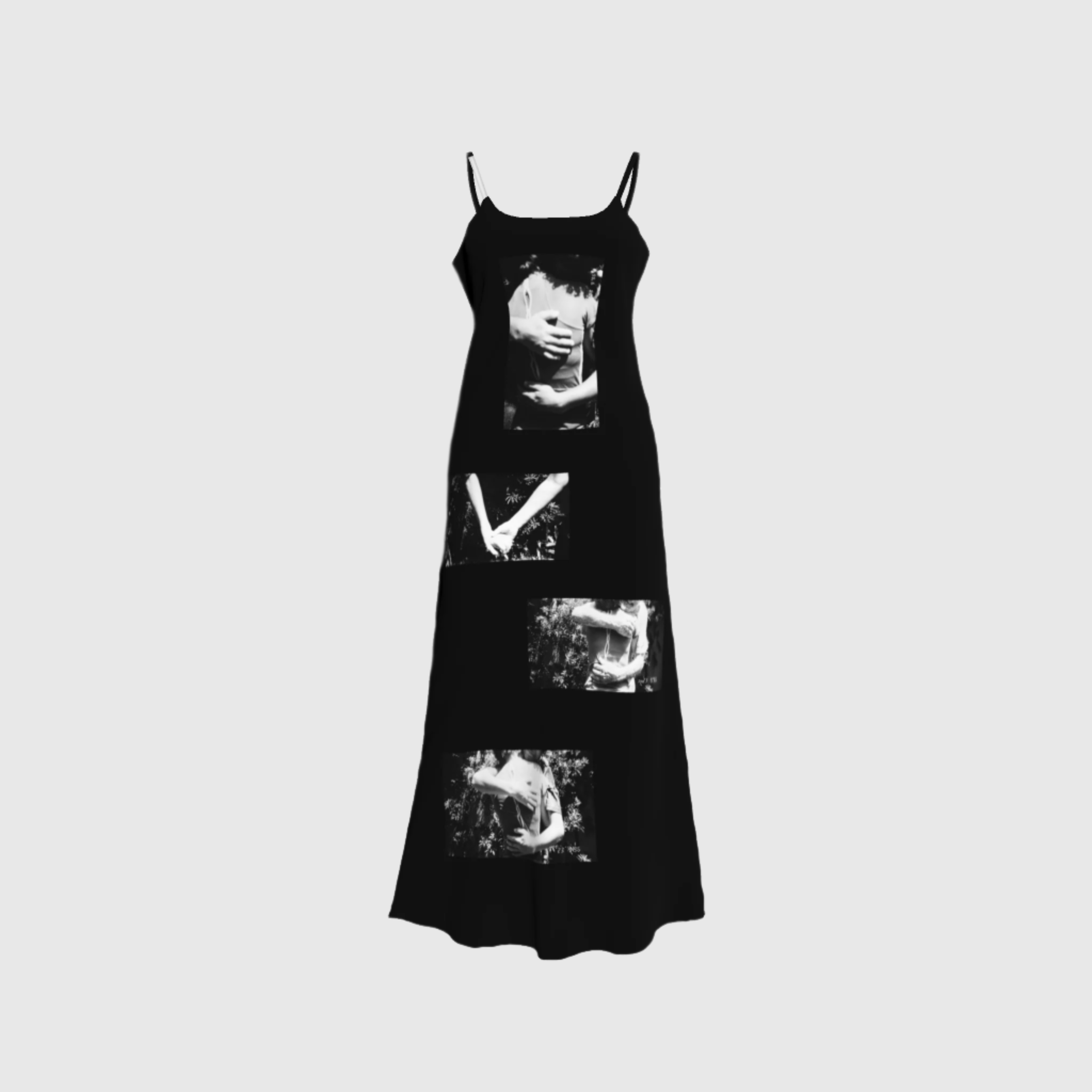 Abrazos Collage Slip Dress