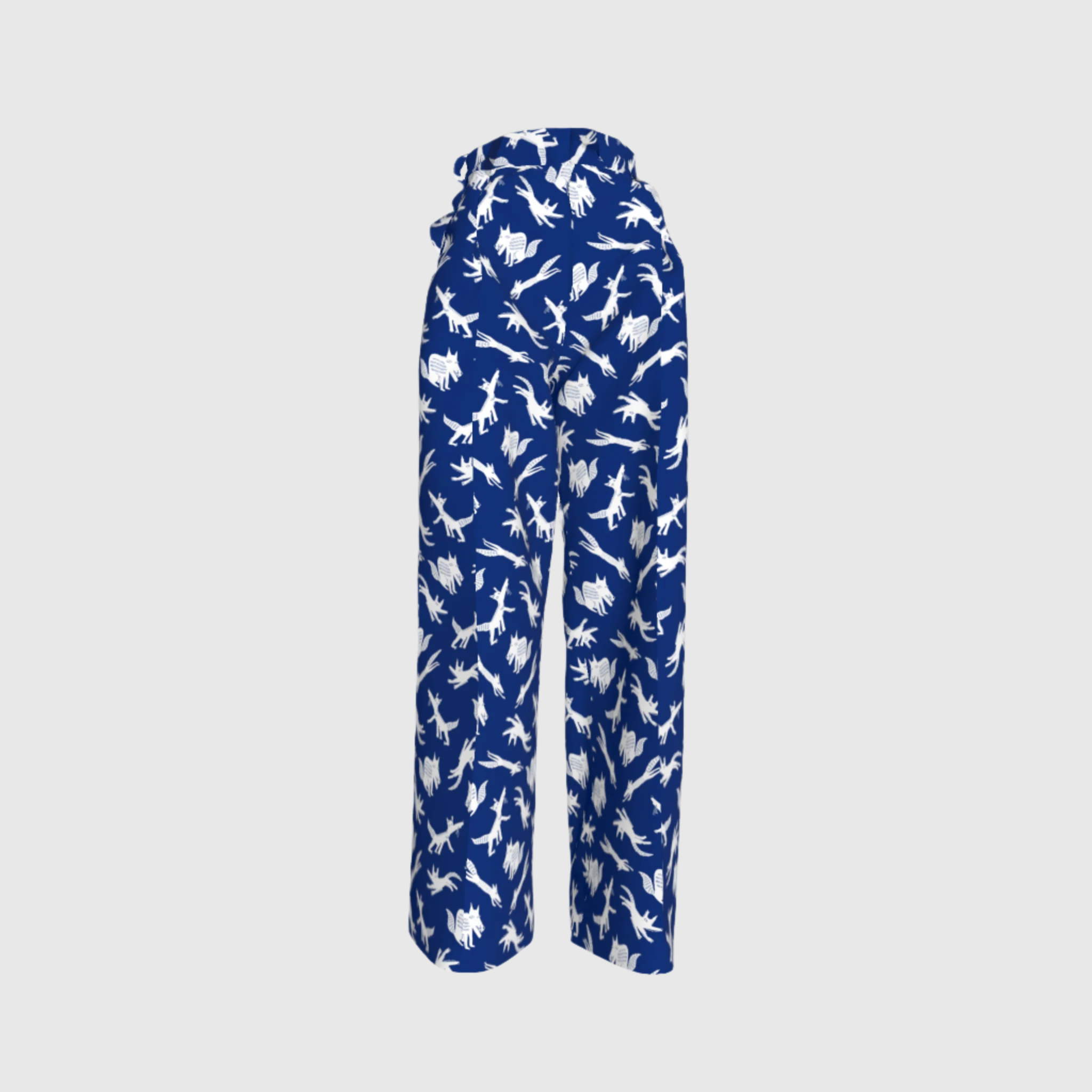 Blue Foxes Pleated Pants