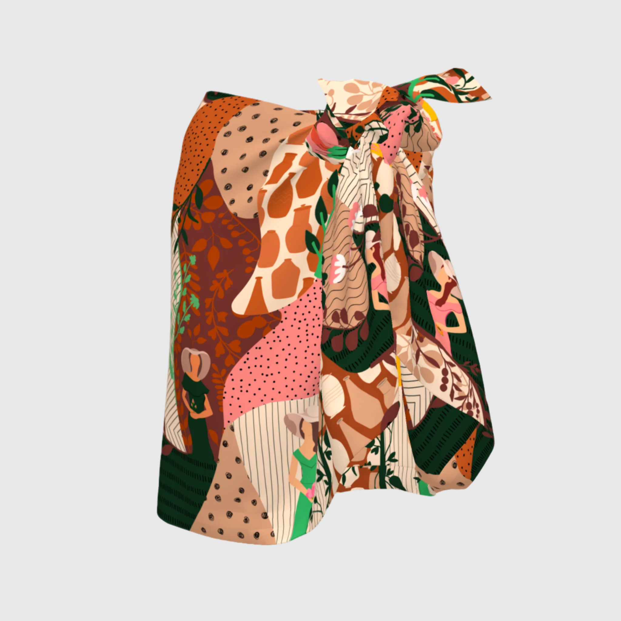 Lia Sarong | Muñecas print