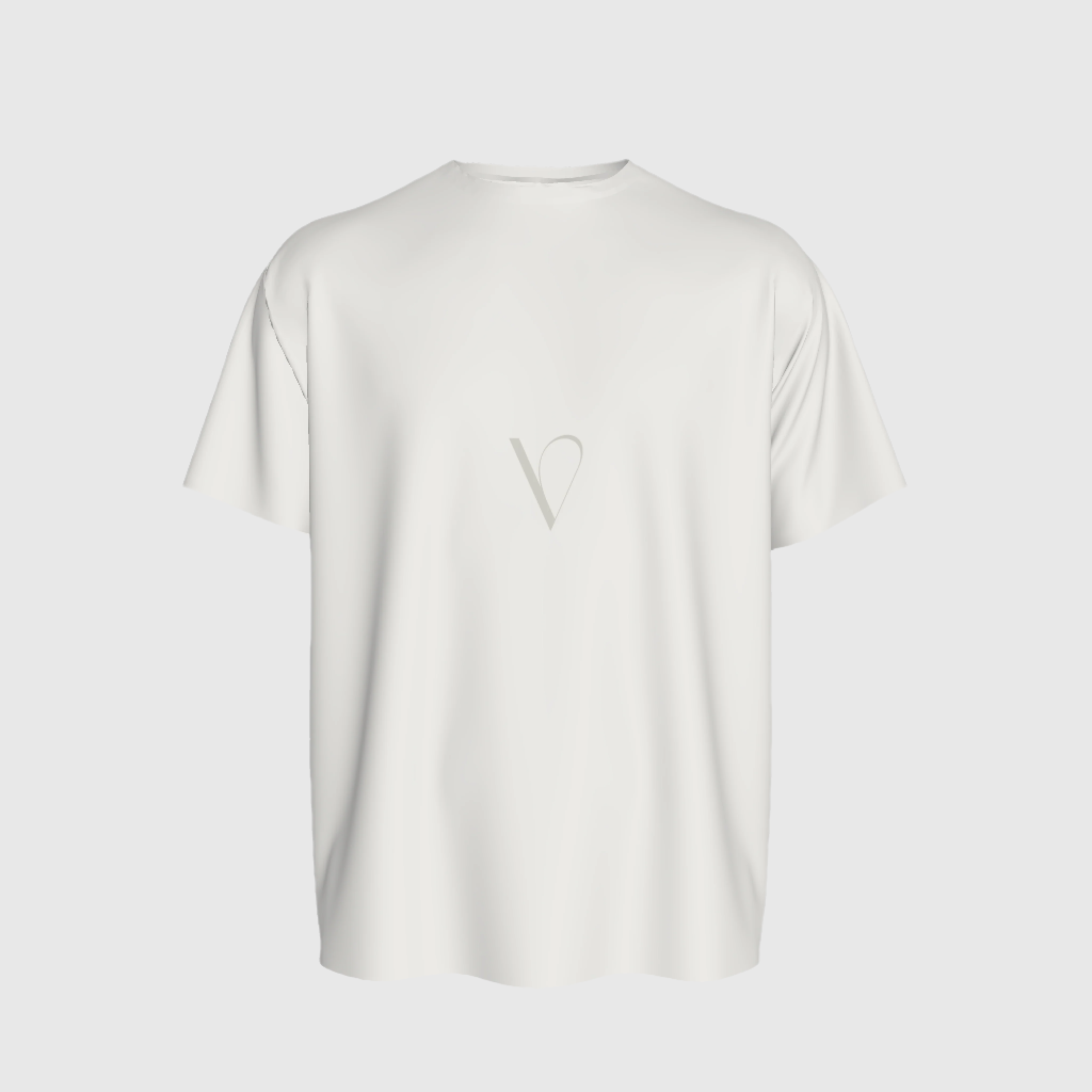 "The Wintry T-shirt" in Off-White