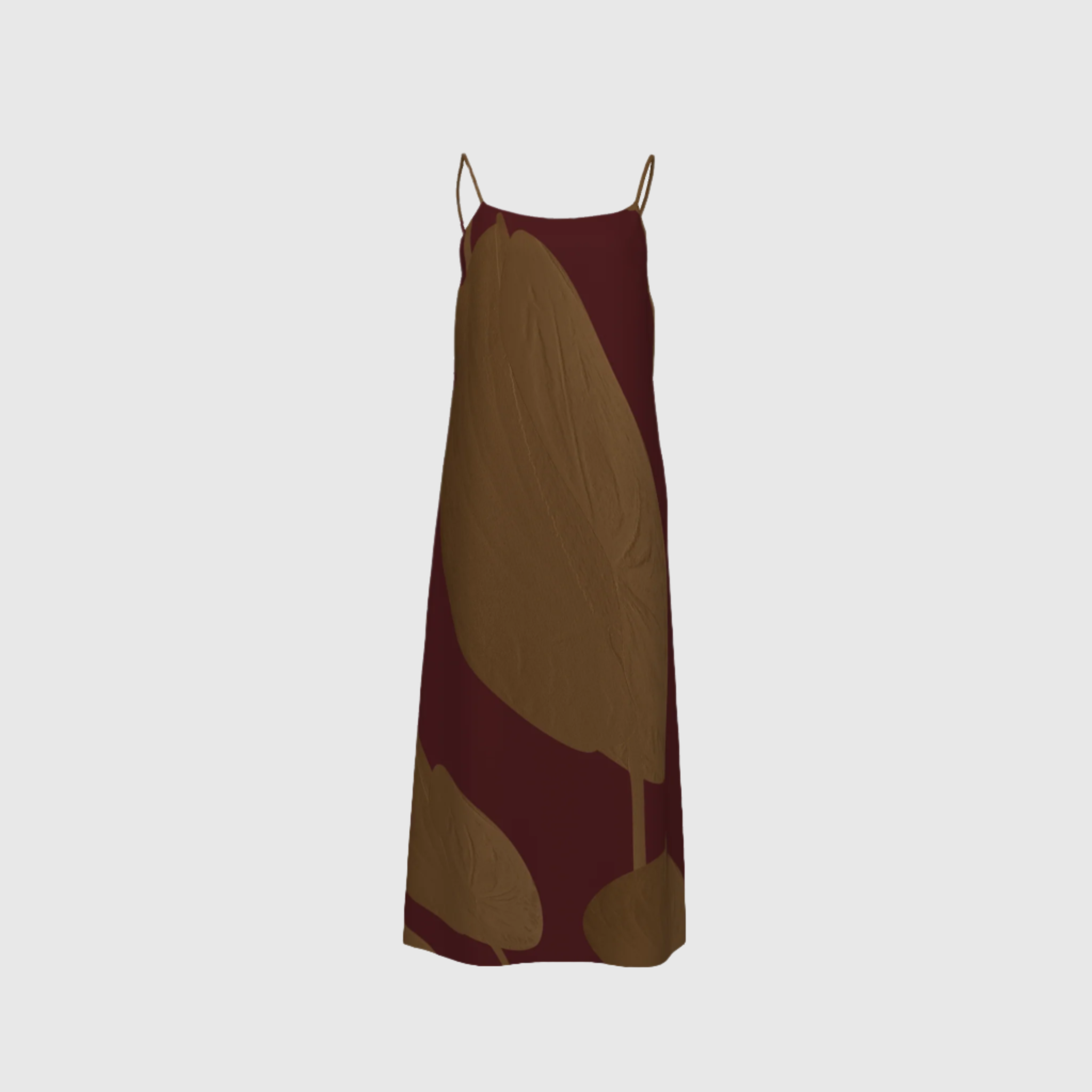 Anthurium Royale Long Slip Dress