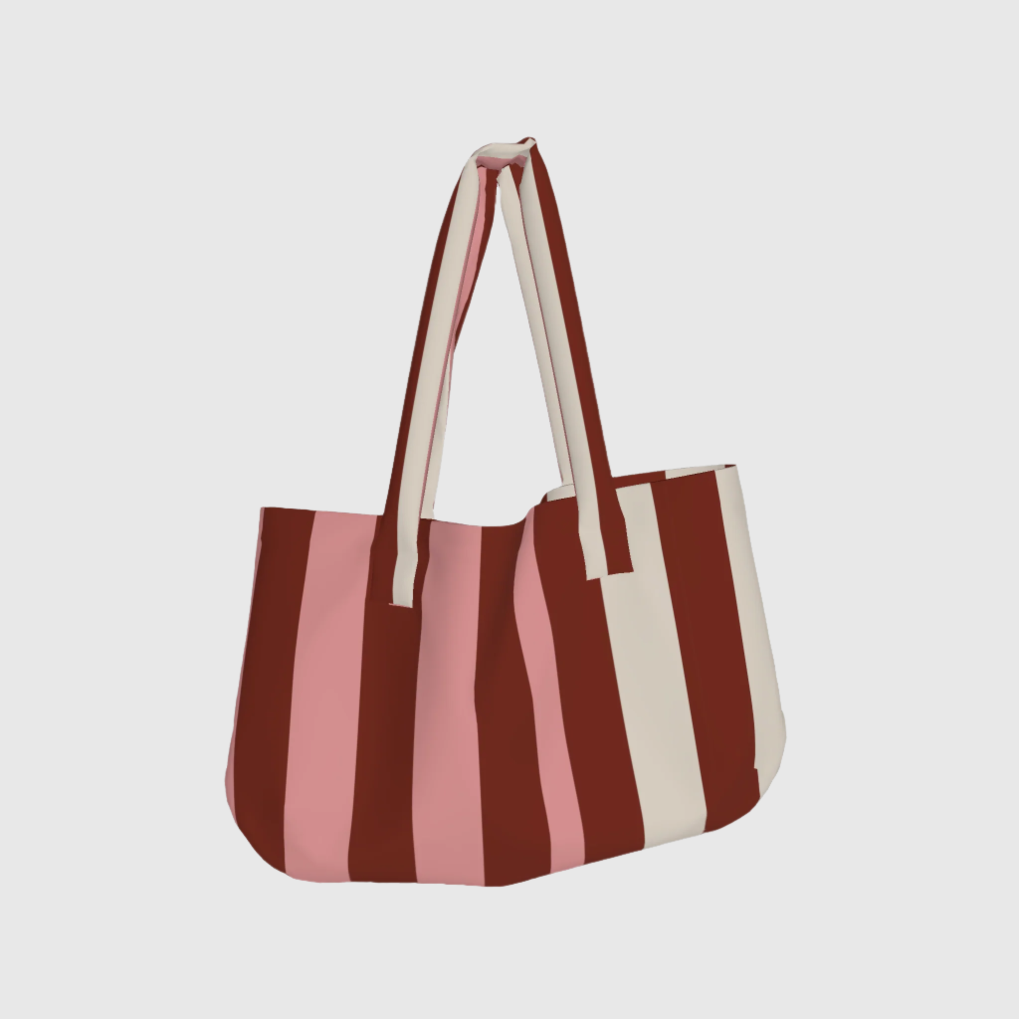 Funky Stripes Large Tote Bag