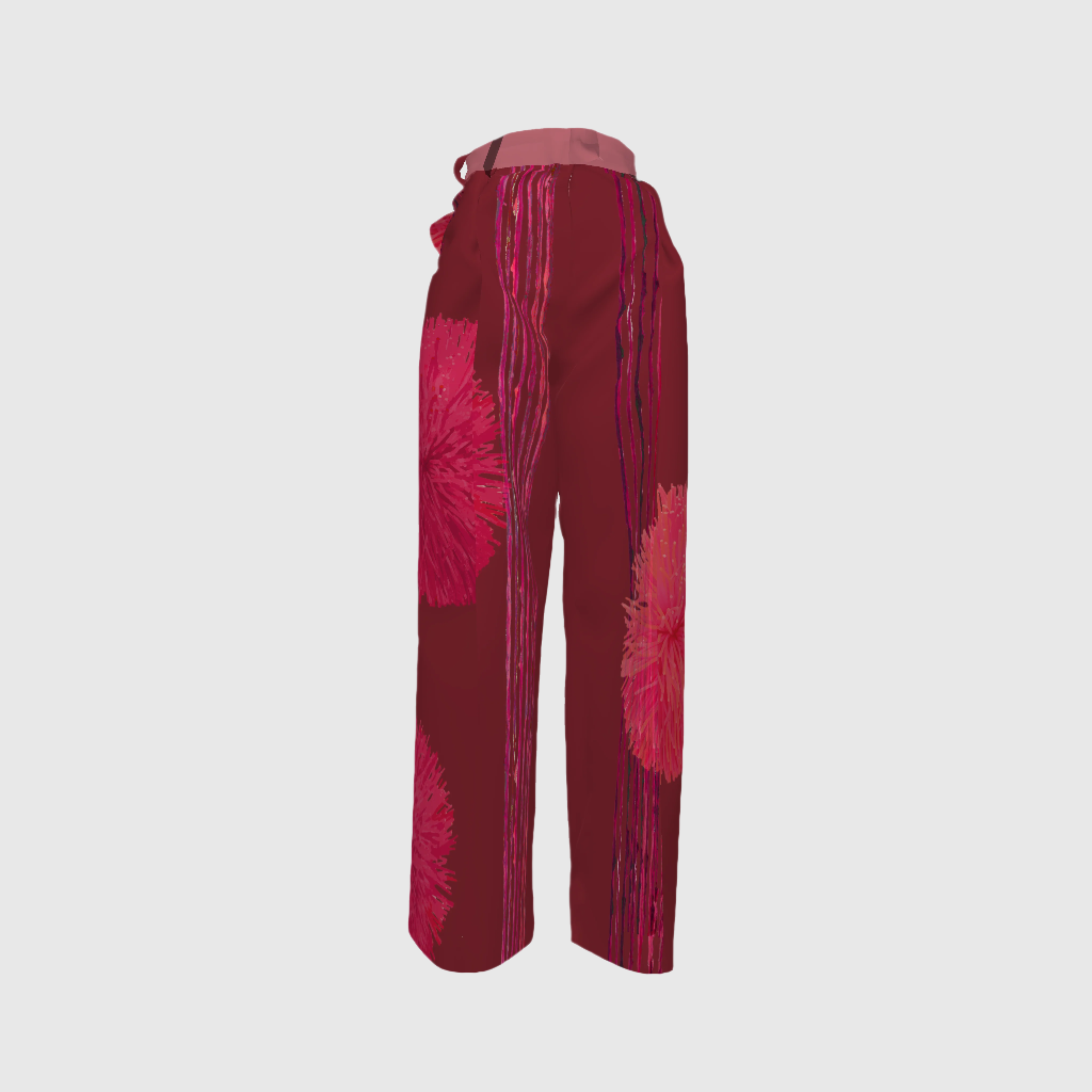 Berry Koosh Pleated Pants