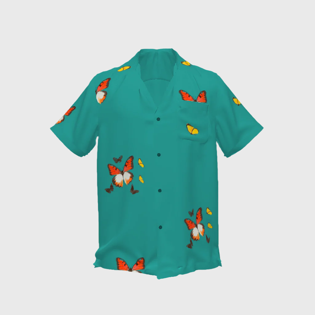 Mariposita Shirt in Turquesa