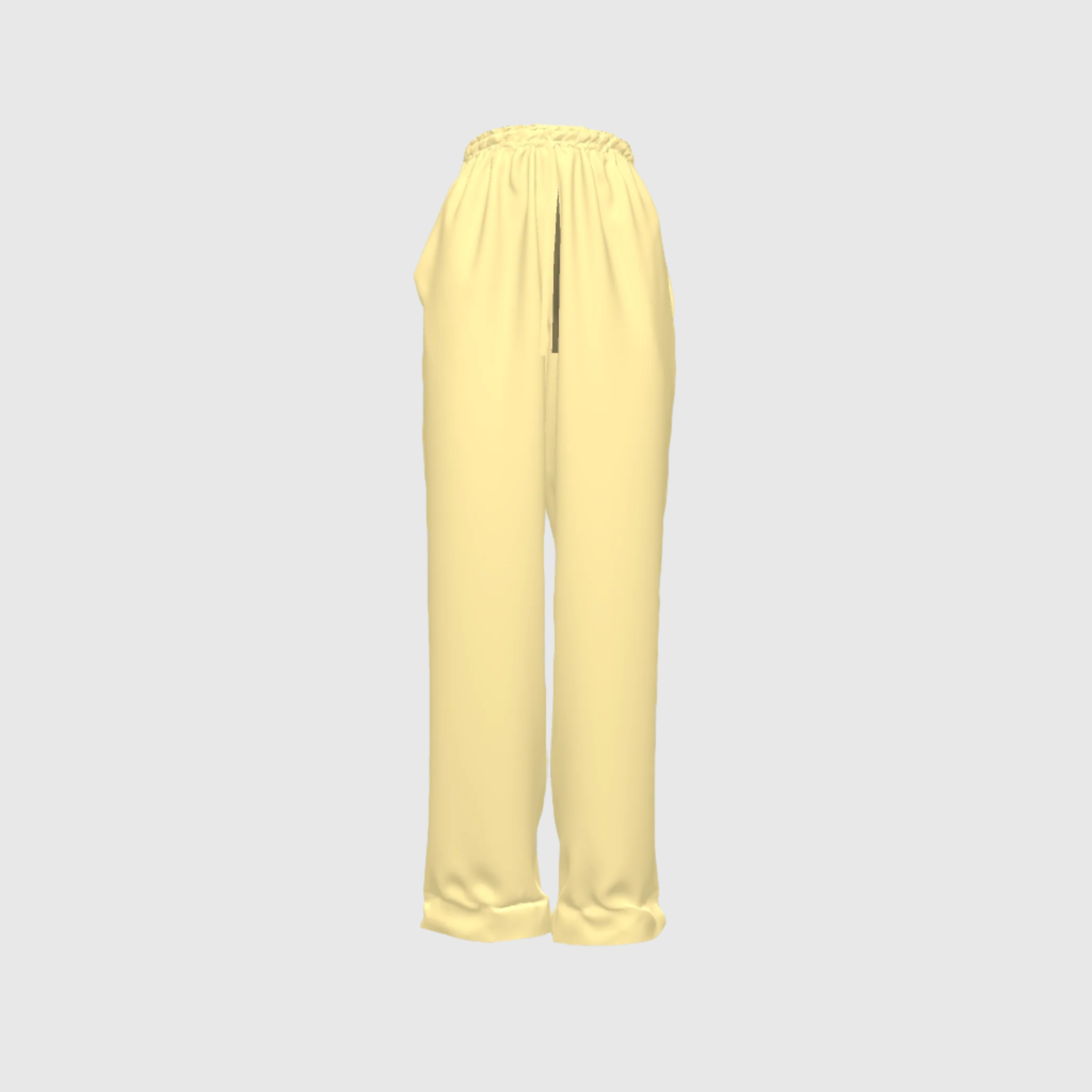 Yellow Light Pants in Raw Cotton